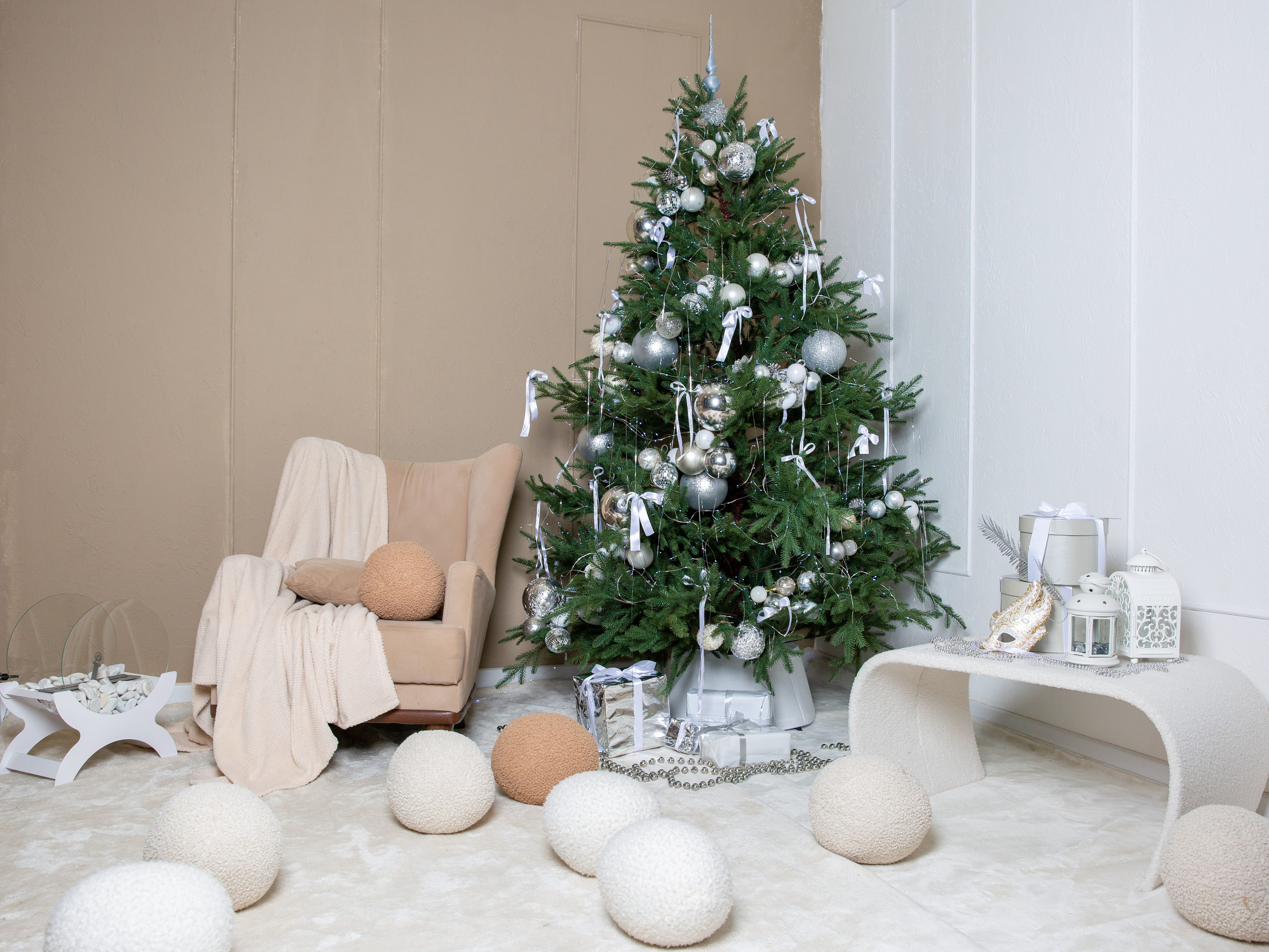 Новогодние интерьеры 2024-2025. Фотостудия Кураж