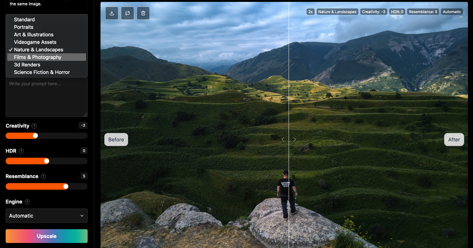 Увеличение фотографии с помощью нейросетей. Фотограф Константин Шамин