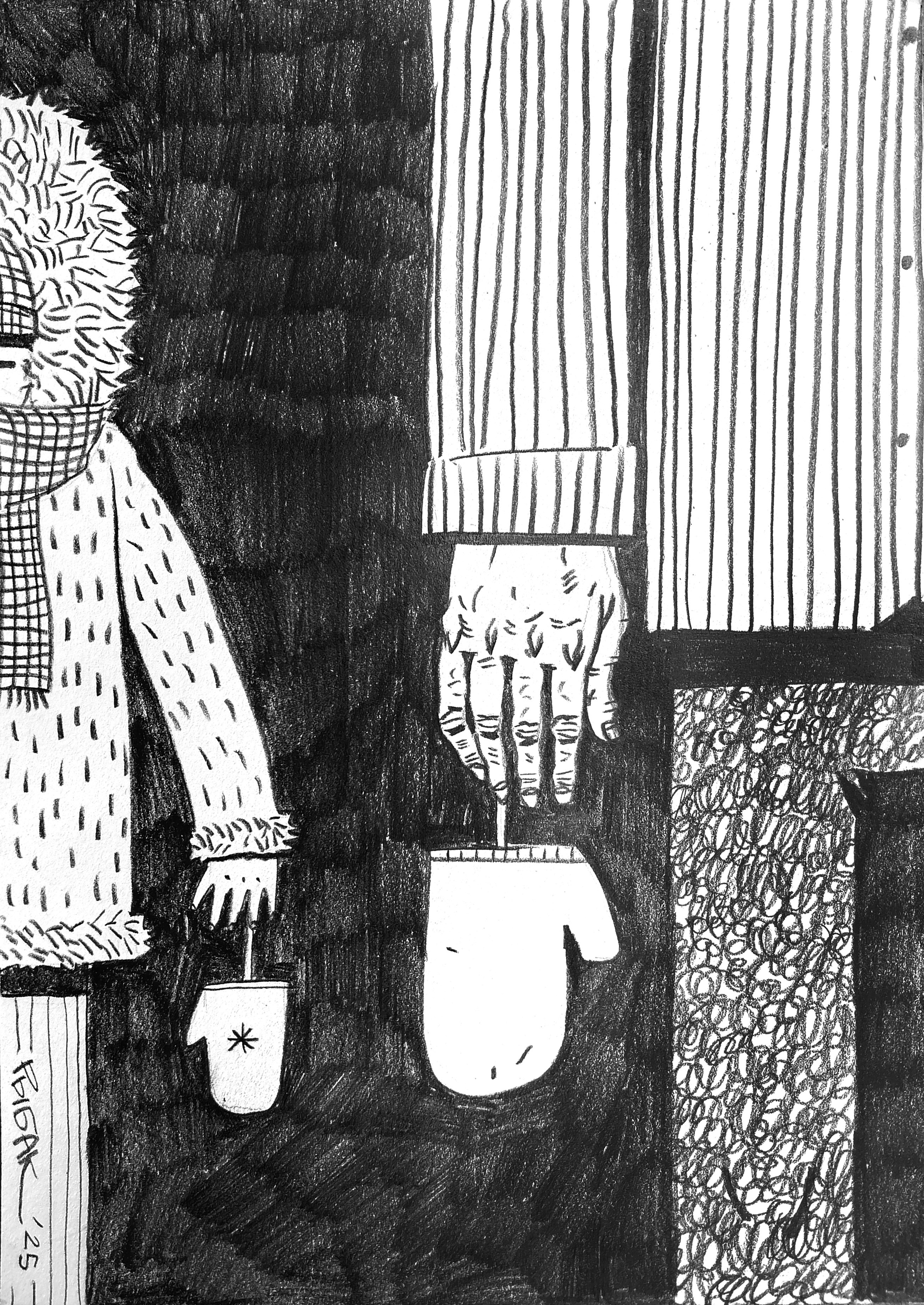 Графика 2025. Художник Рыбак Николай