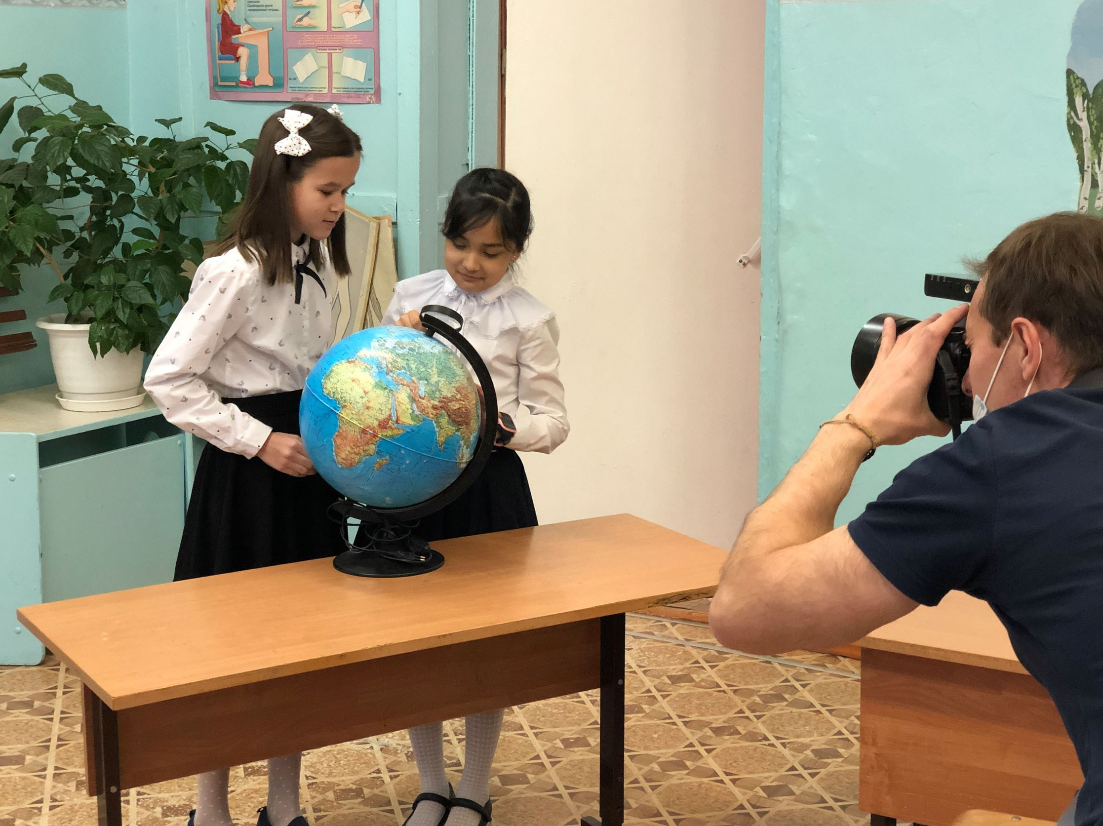 Фотосъёмка учеников 4 класса для школьного выпускного альбома в Вологде