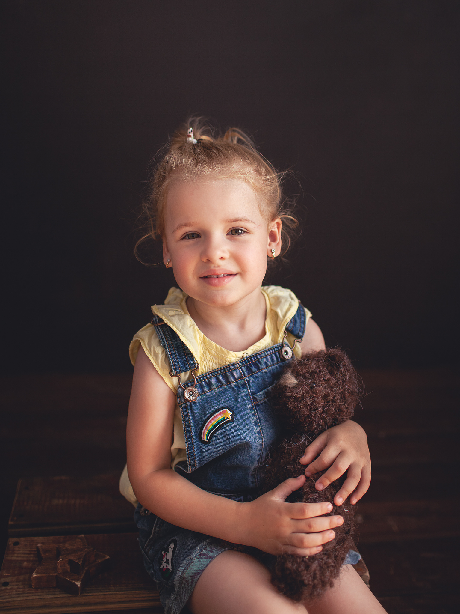 Детский портрет четырёхлетней Даши. Детский фотограф в Самаре