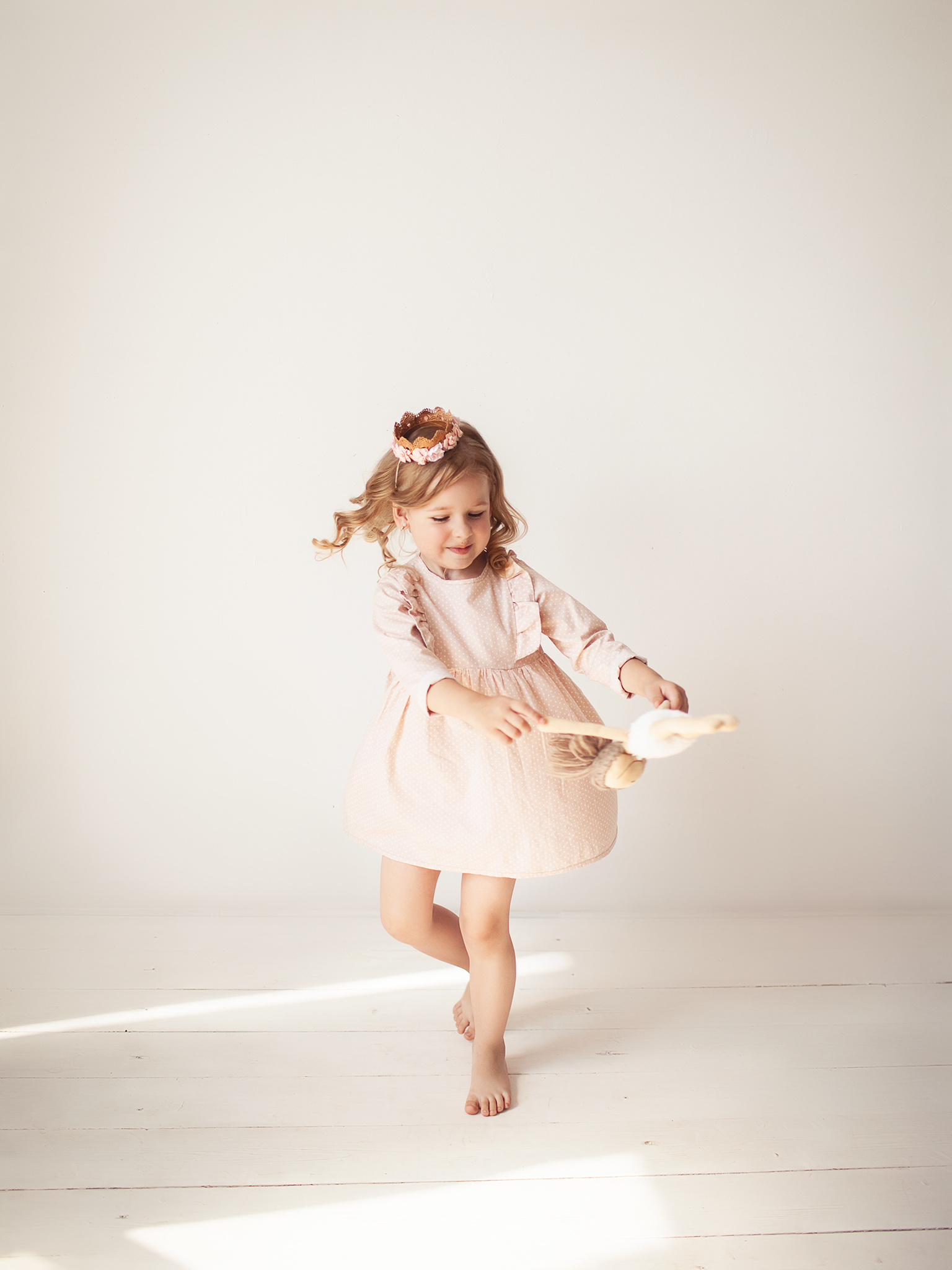 Детский портрет четырёхлетней Даши. Детский фотограф в Самаре
