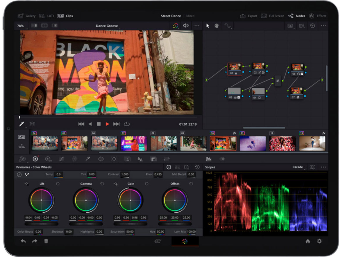 DaVinci Resolve для iPad доступен уже сейчас. Фотограф — видеограф в Москве Дмитрий Менделеев