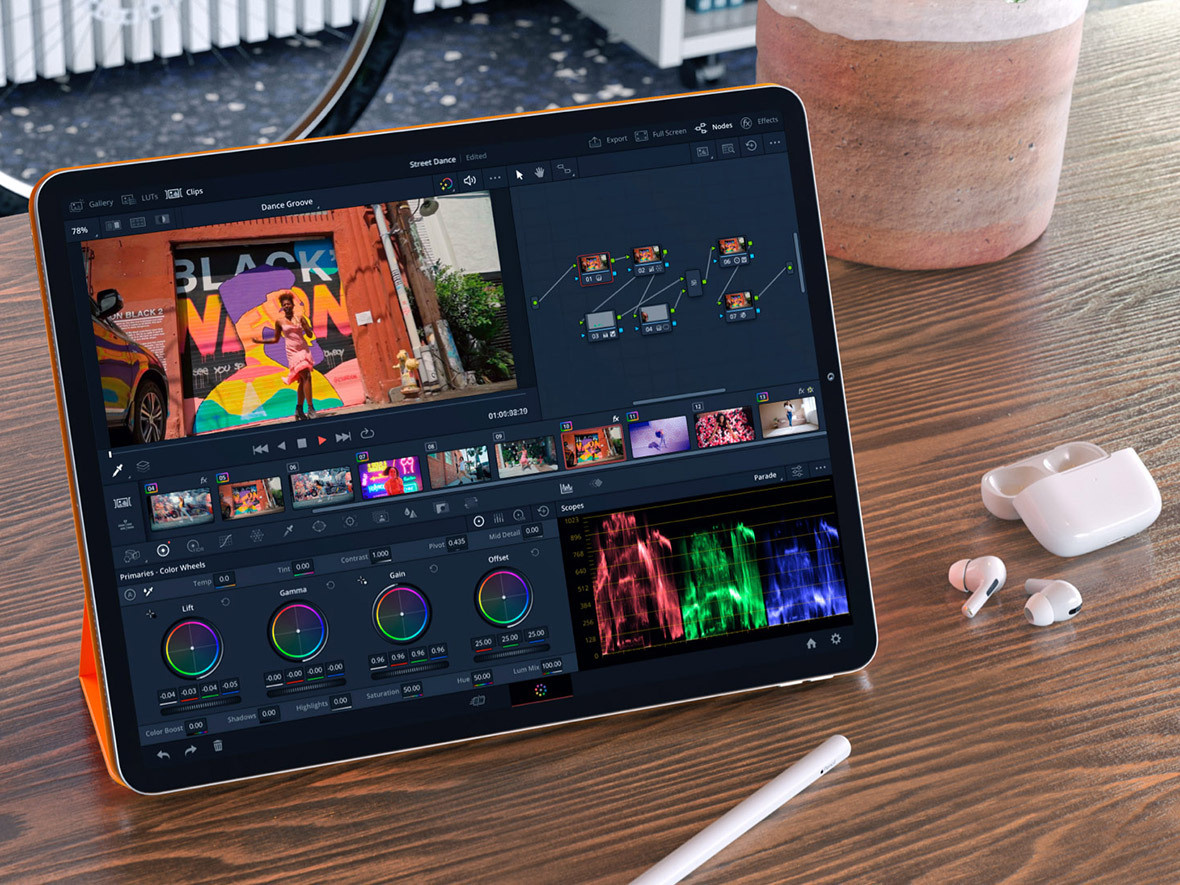 DaVinci Resolve для iPad доступен уже сейчас. Фотограф — видеограф в Москве Дмитрий Менделеев
