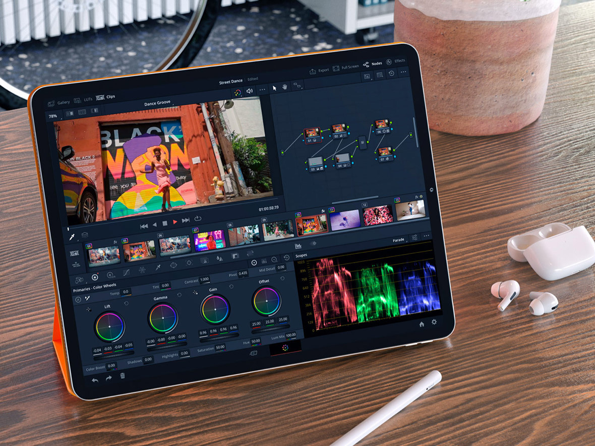 DaVinci Resolve выходит на iPad Pro. Фотограф — видеограф в Москве Дмитрий Менделеев