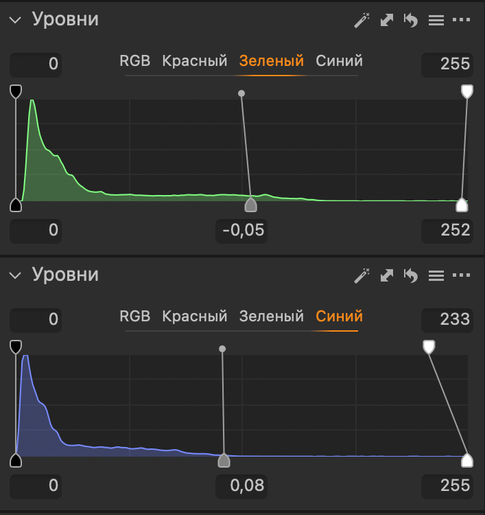 Повторяем обработку «Девушка в красном»