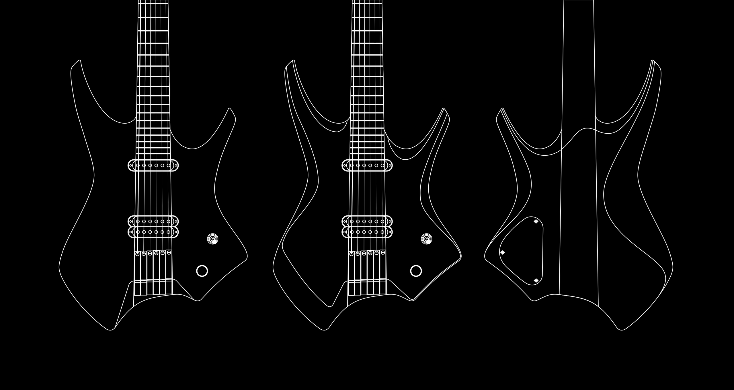 Models. Master of making guitars and basses to order