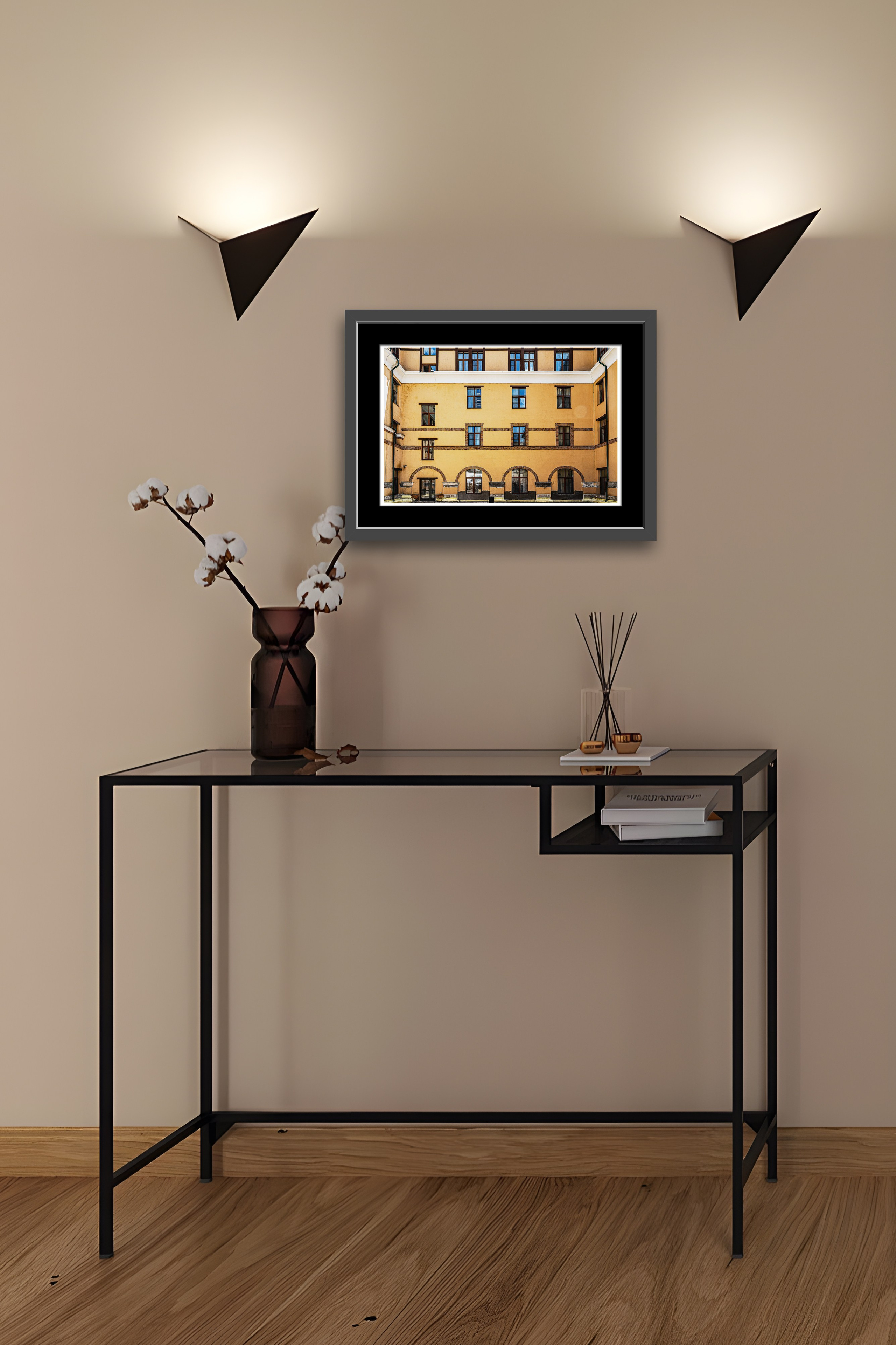 пейзаж зима закат Сахалин