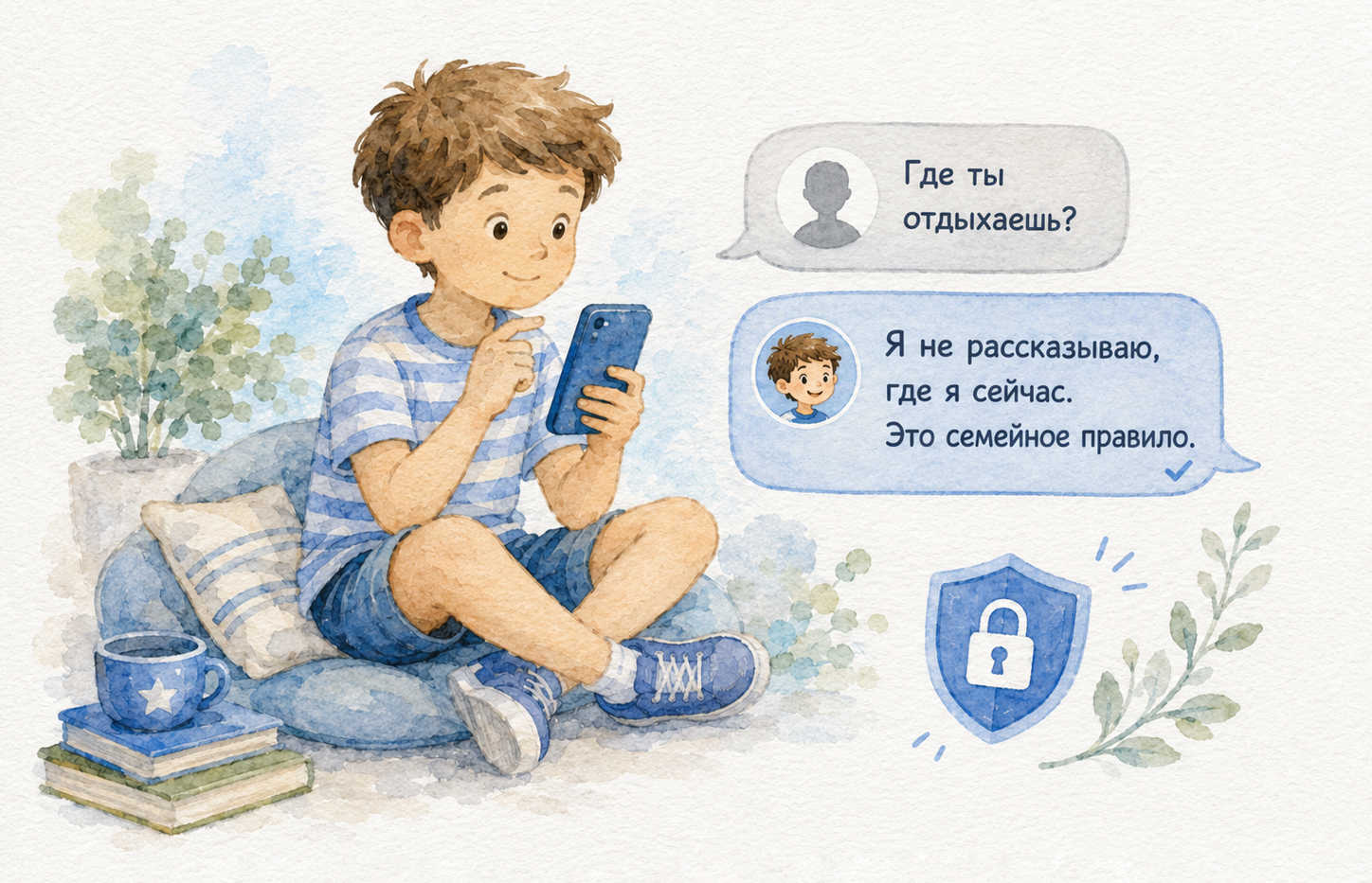 Почему нельзя рассказывать незнакомцам, куда ты уехал на каникулы. НКО ЦИФРОВОЕ РАВЕНСТВО