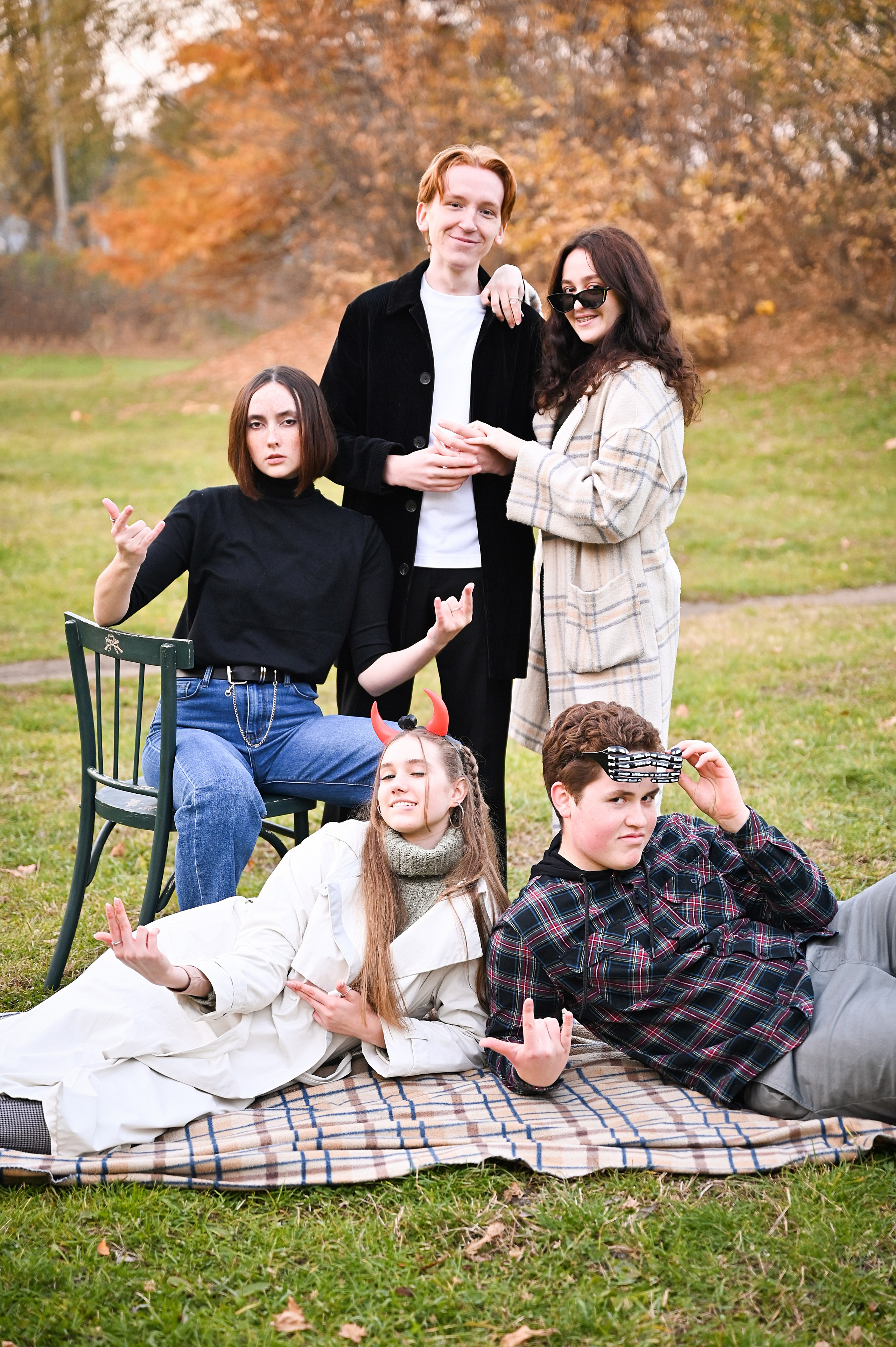 Школьная осенняя фотосессия