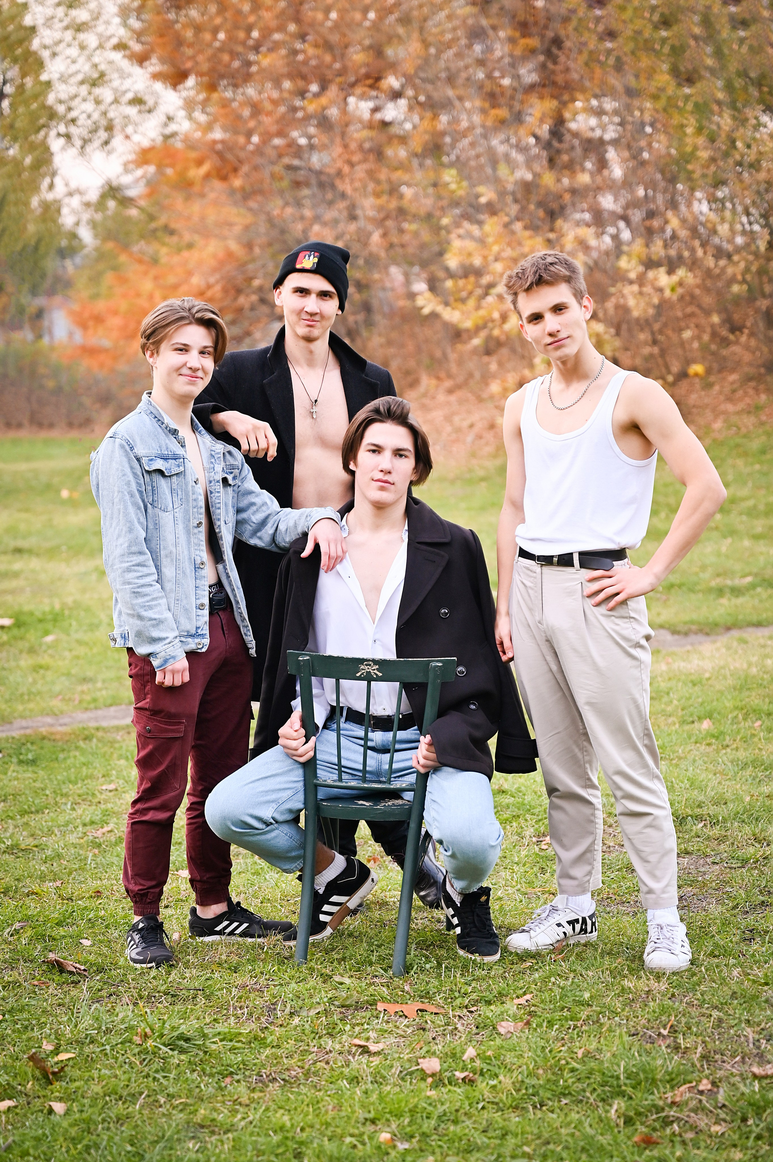 Школьная осенняя фотосессия