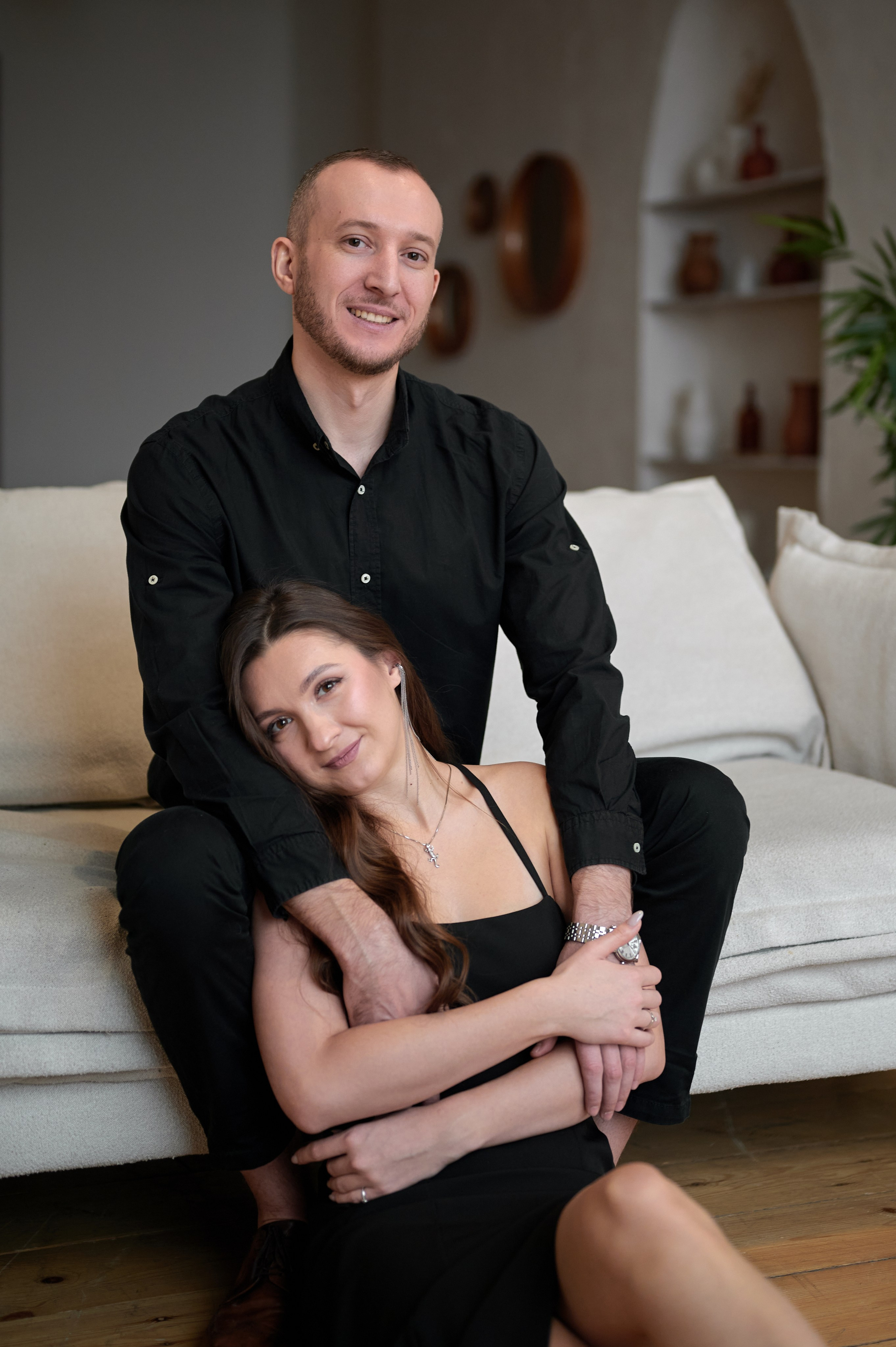 Предсвадебная лавстори в фотостудии. Анна Гончарова свадебный и репортажный фотограф в Москве