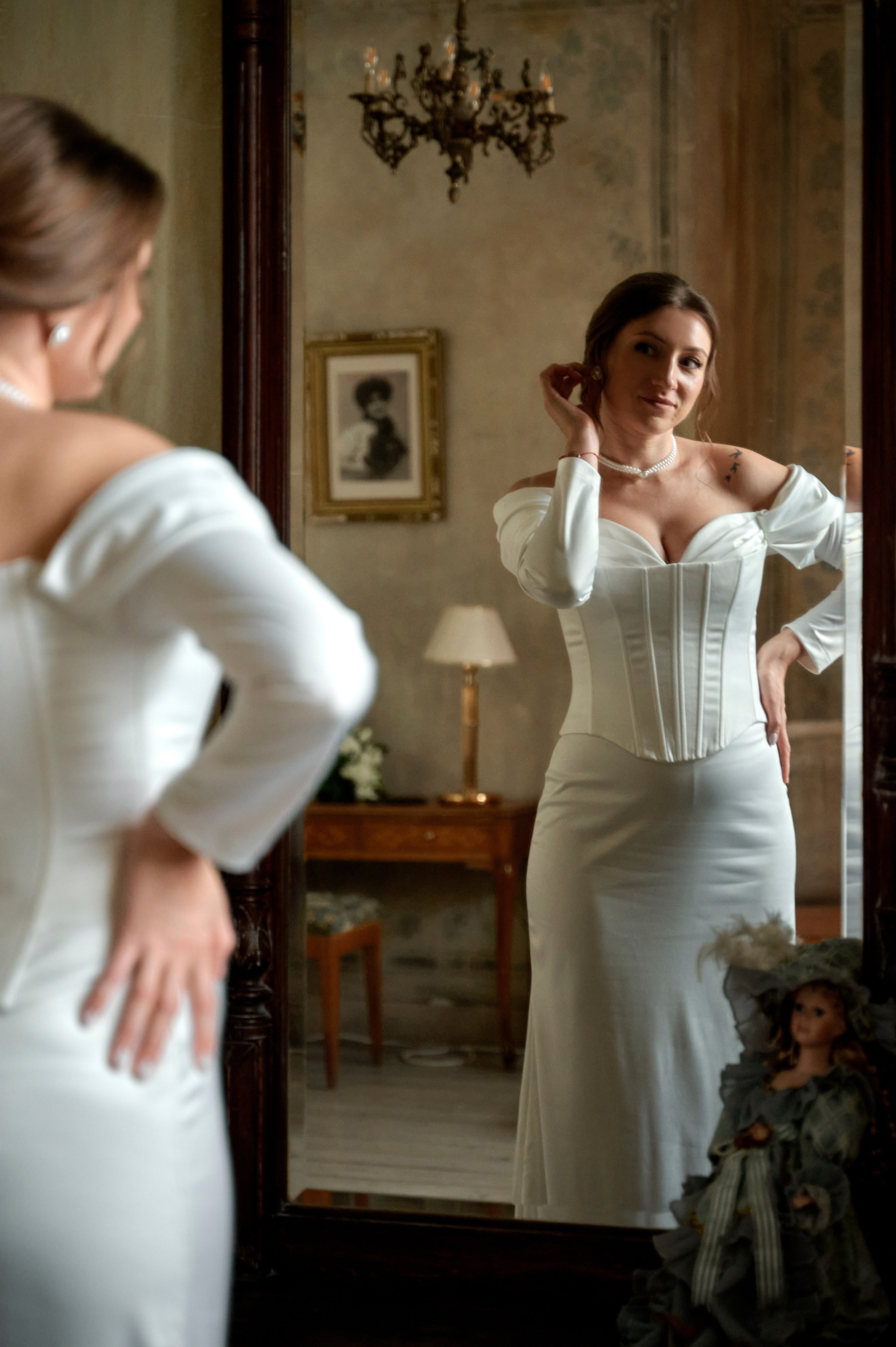 Свадебная фотосессия в студии на ВНДХ. Анна Гончарова свадебный и репортажный фотограф в Москве