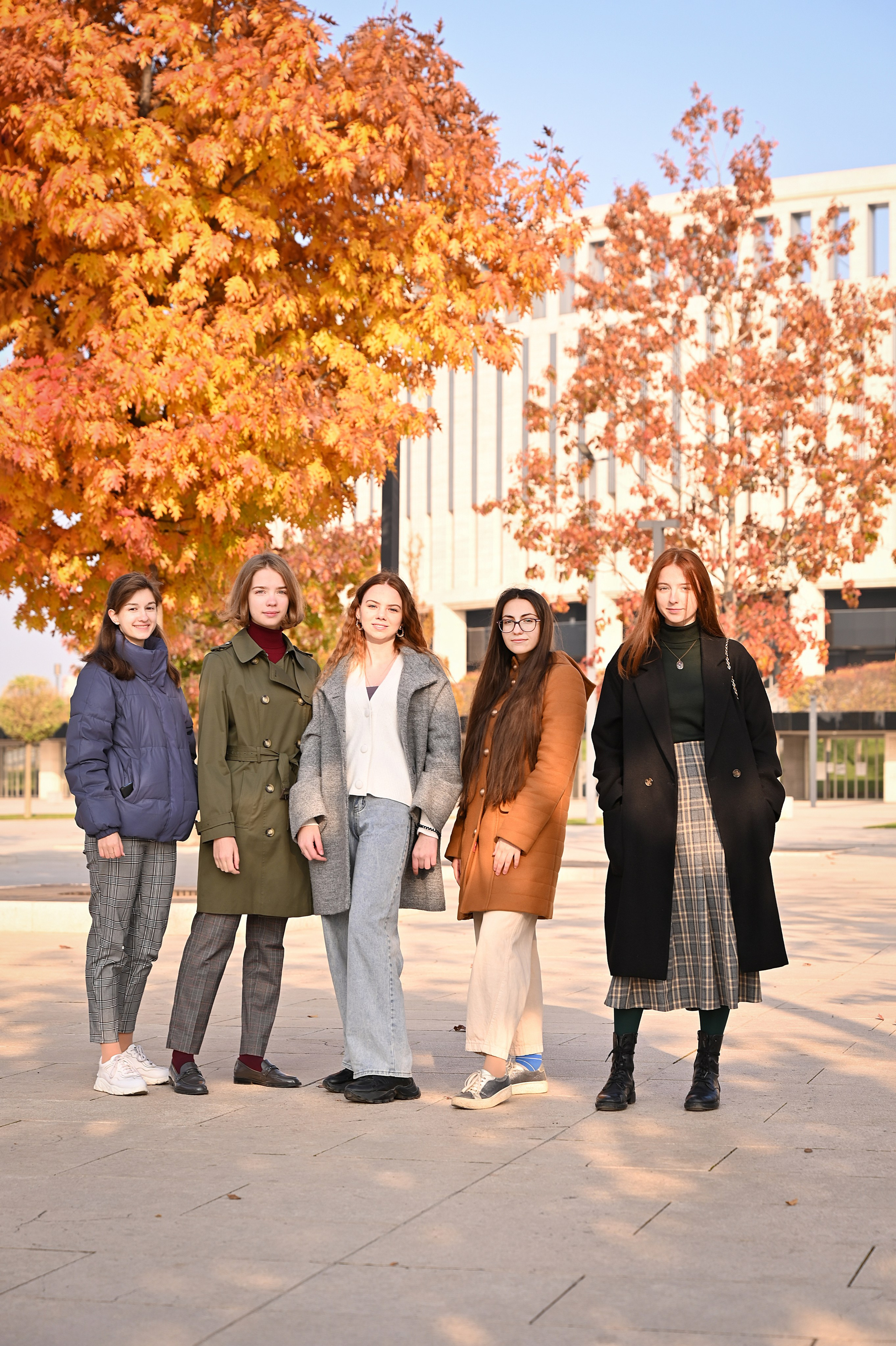 Школьная осенняя фотосессия