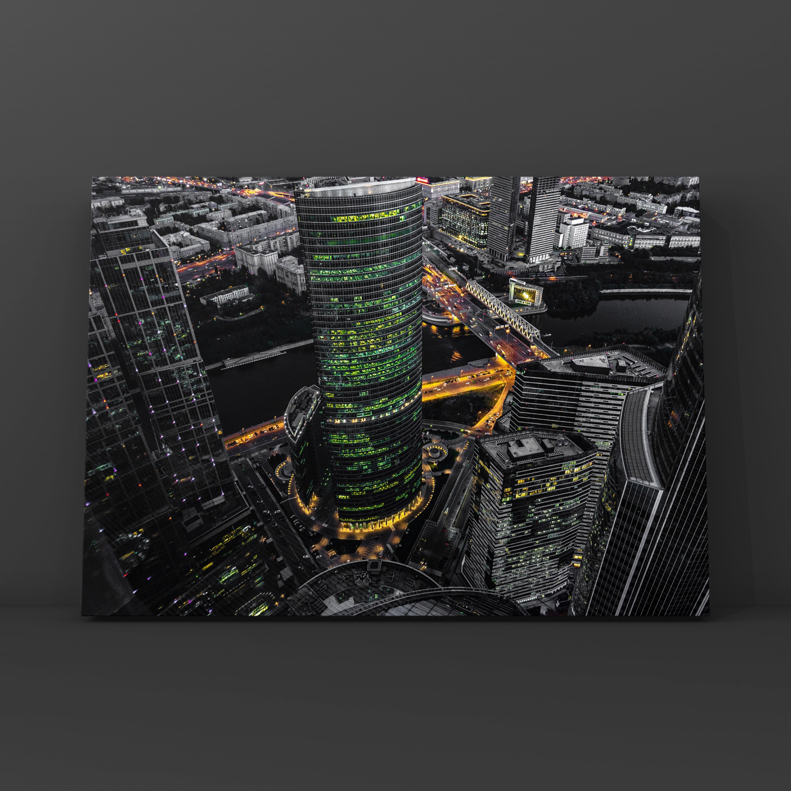 Москва-Сити в чб. Фотограф в Москве Сергей Коршунов