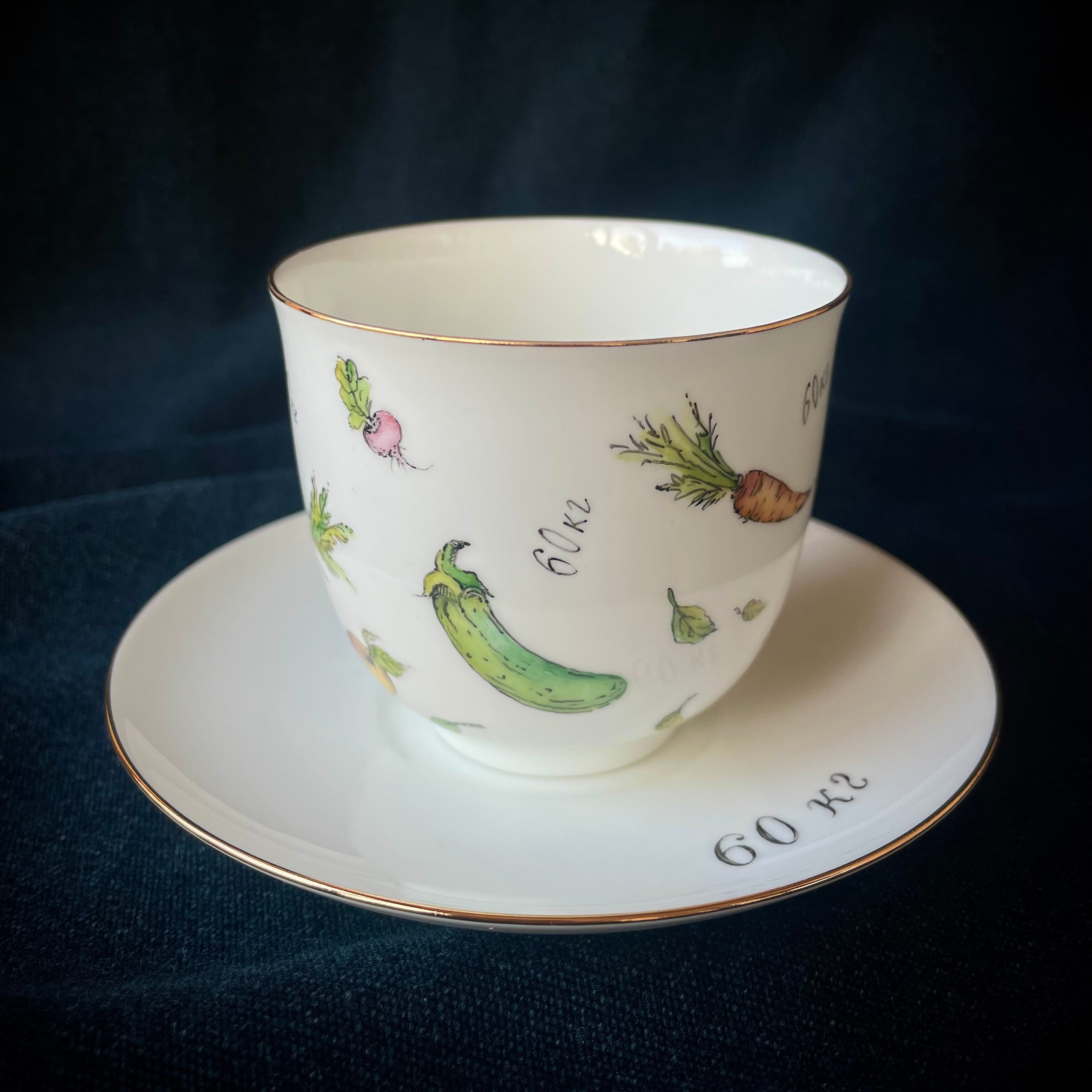 Именная надпись на фарфоре в Санкт-Петербурге. Костяной фарфор. Роспись Фарфора в Санкт-Петербурге