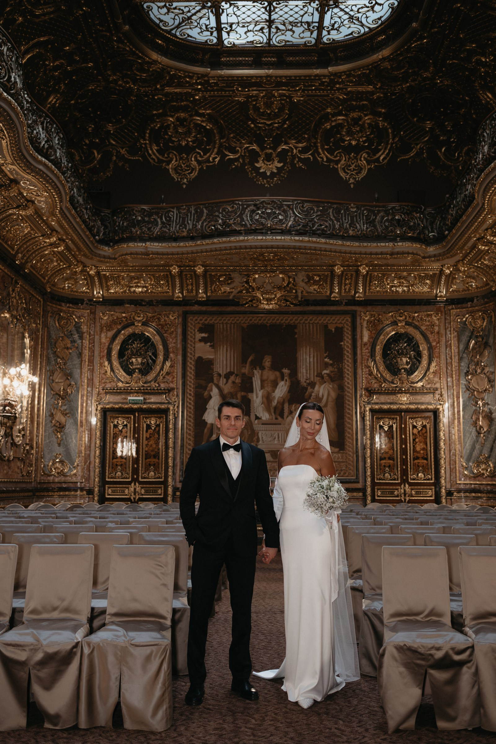 свадебная фотосессия в Доме Архитектора, свадебная фотосессия в особняке Половцева