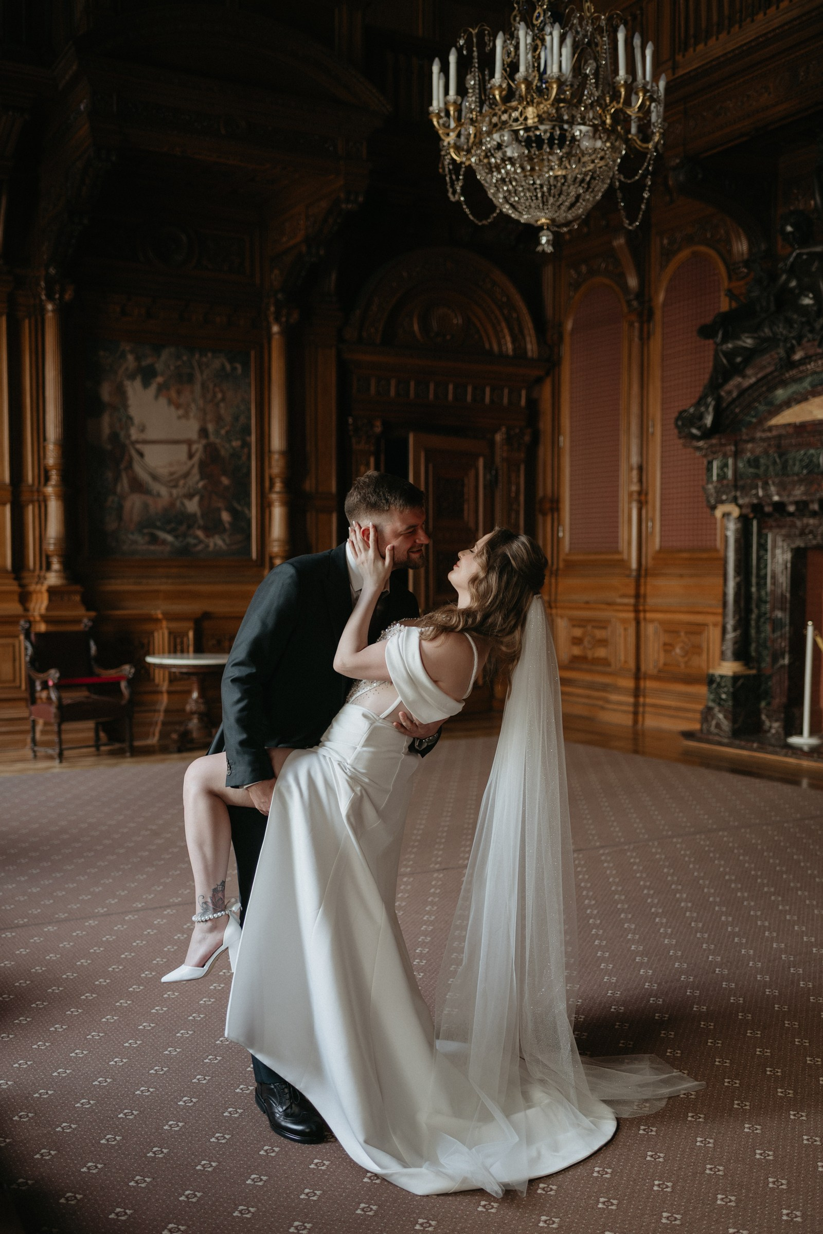 свадебная фотосессия в Доме Архитектора, свадебная фотосессия в особняке Половцева