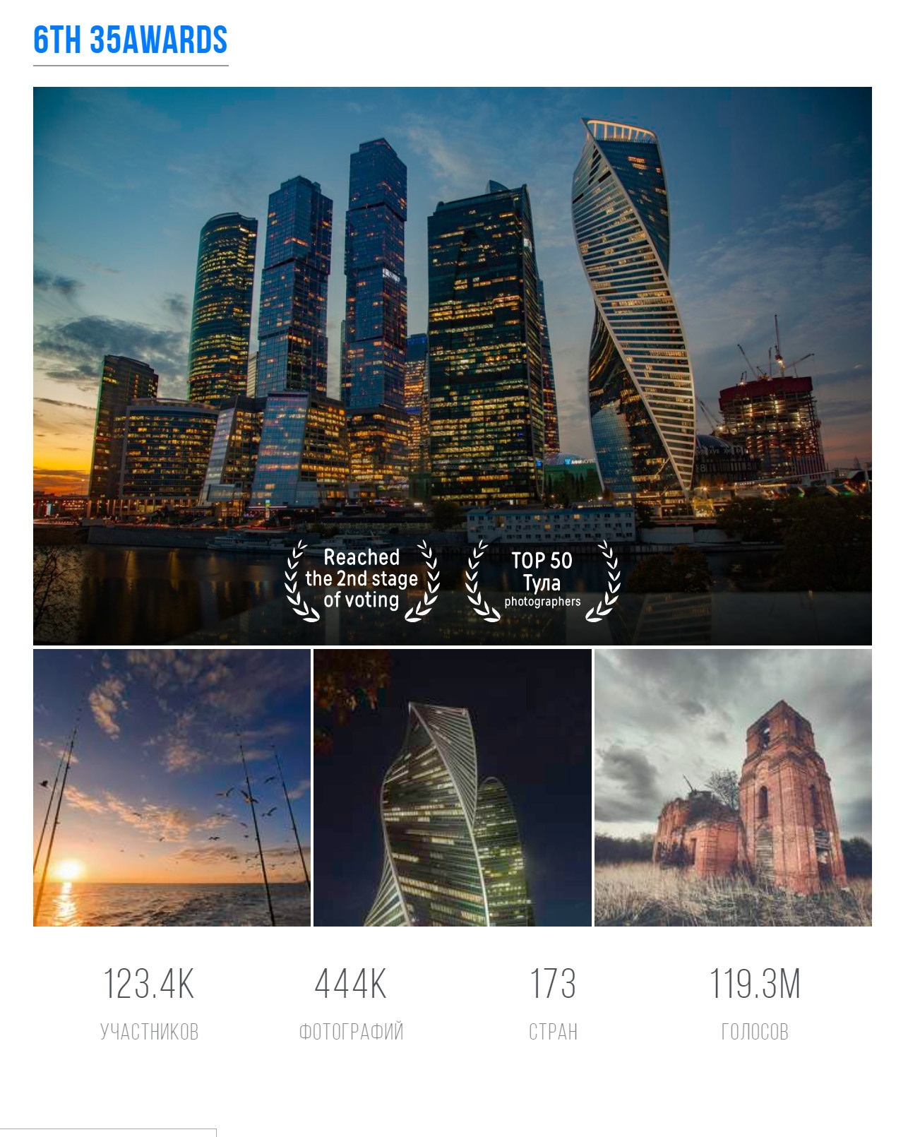 Достижения. Николай Брытков — фотограф в Туле