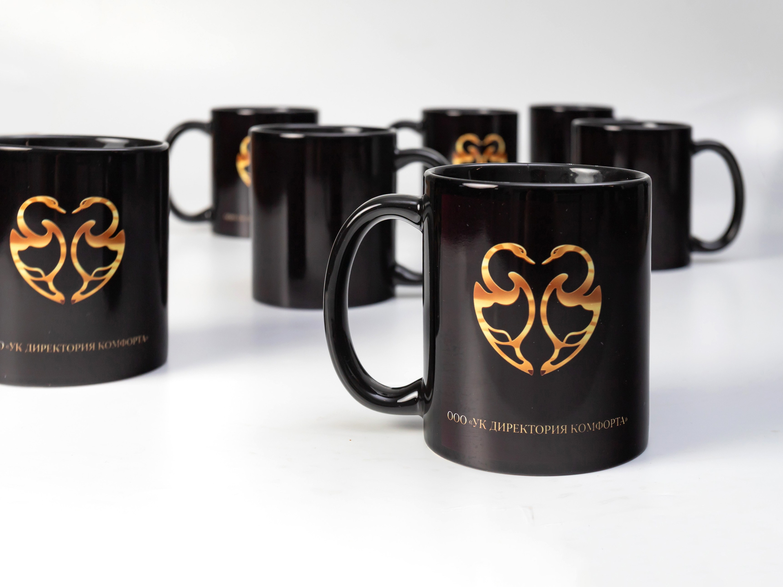 Брендирование кружек для УК «Директория комфорта»
