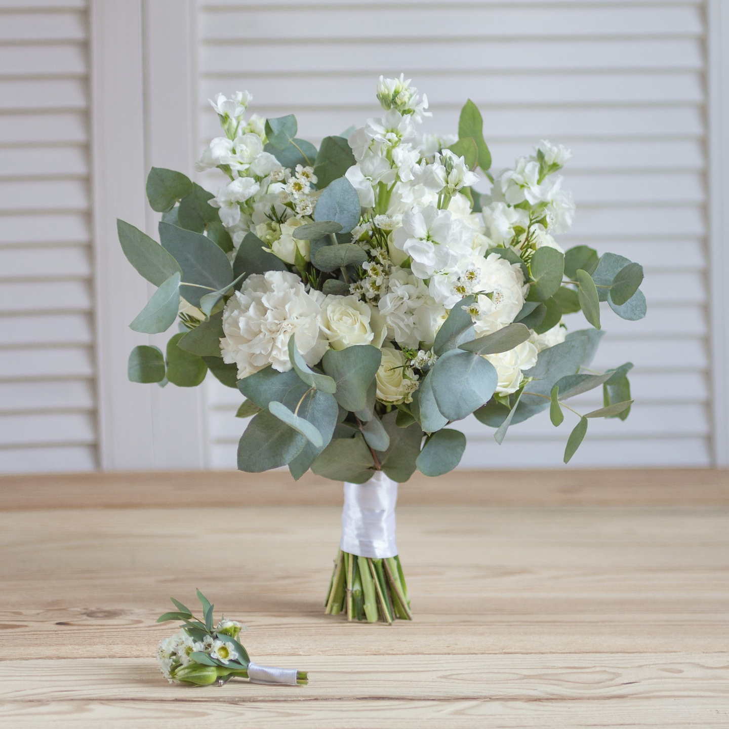 Букет невесты белый Флорист Маргарита Гладкова