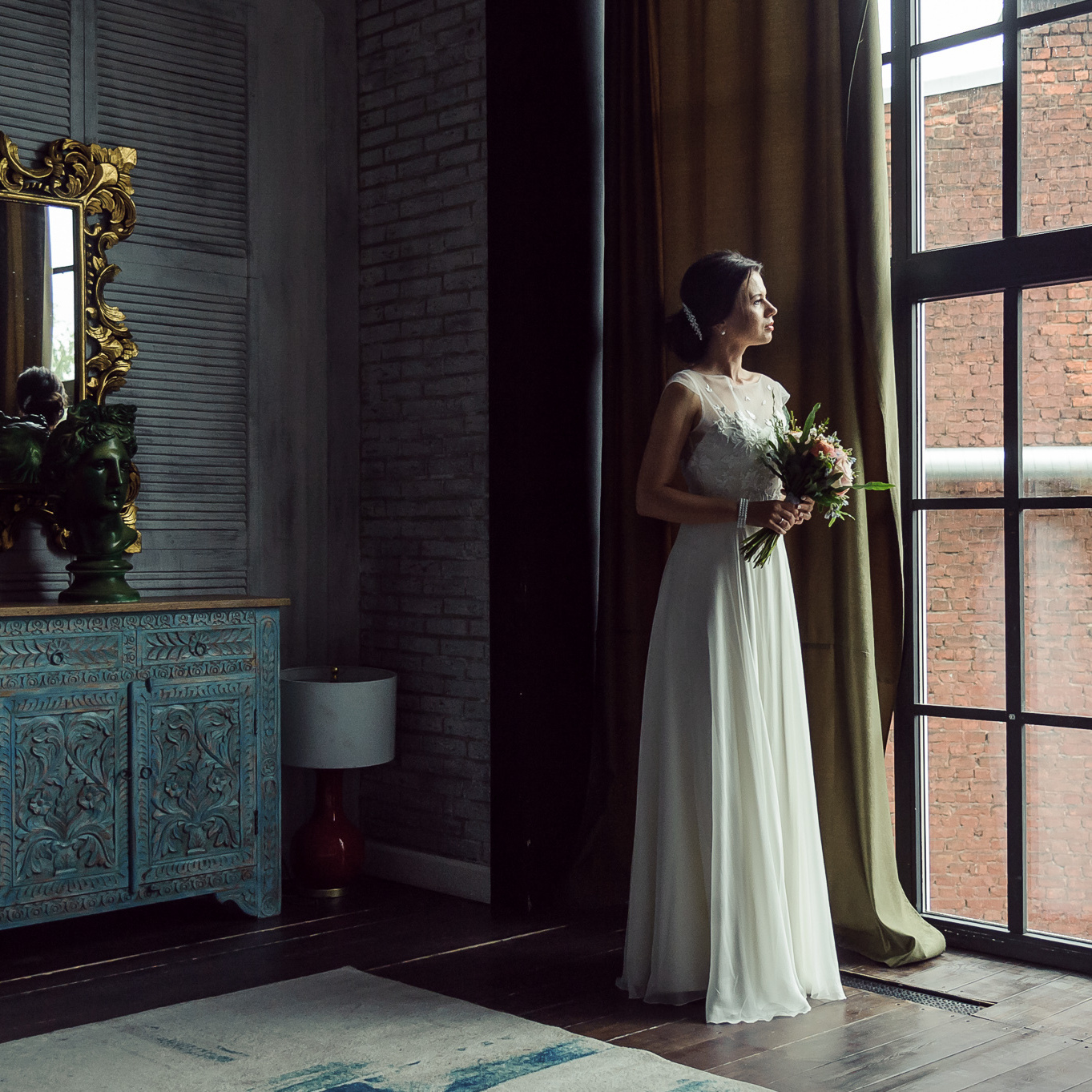 Свадебная фотосессия в фотостудии студия 212 в СПб. Профессиональный свадебный фотограф в Санкт-Петербурге Дмитрий Грант