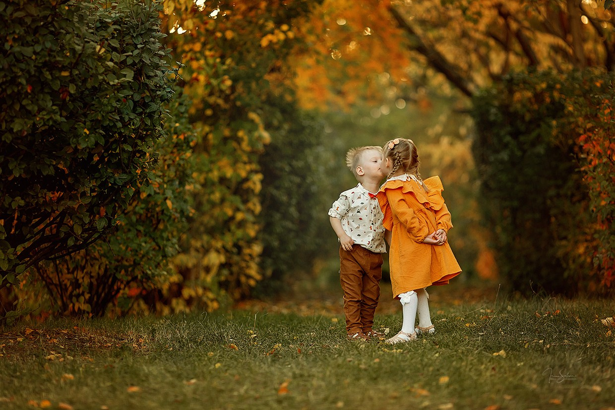 Осенняя фотосессия в парке УРУГПС. Детский и семейный фотограф в Екатеринбурге