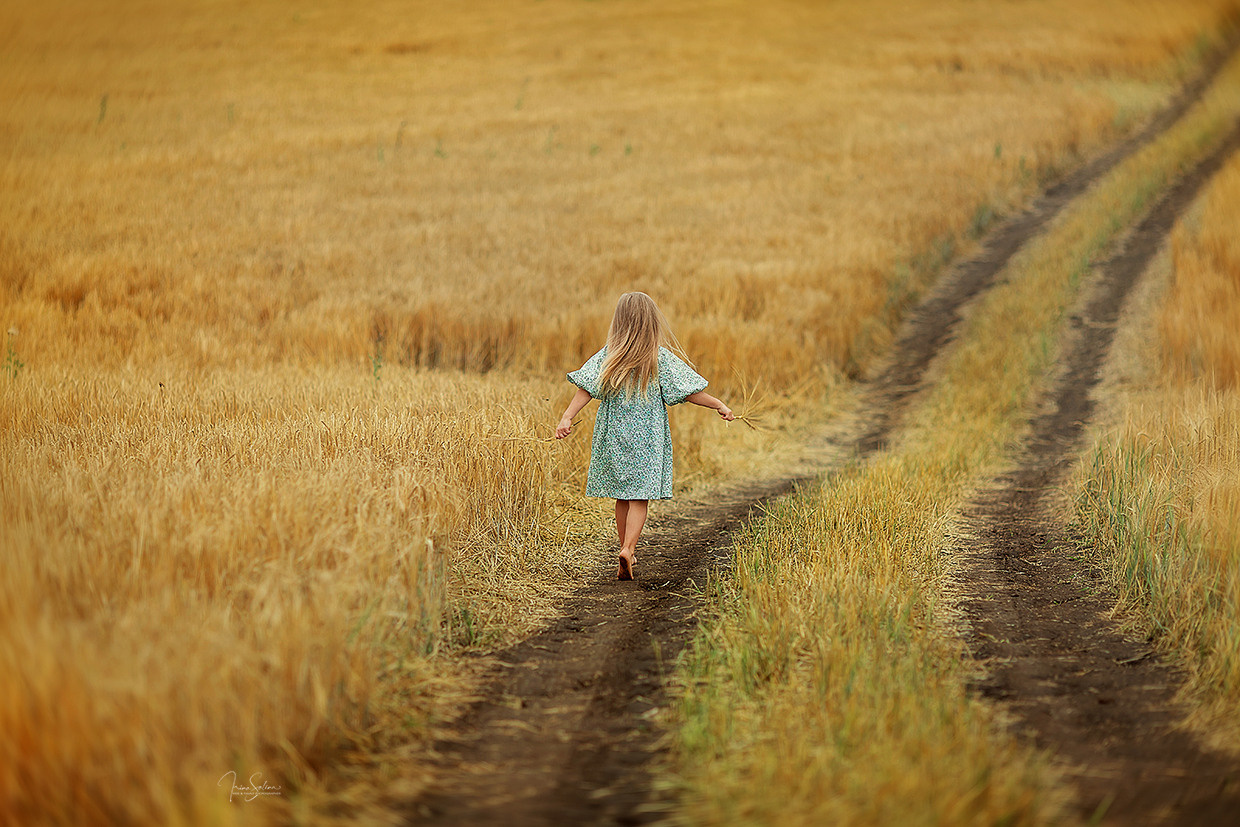 Фотосессия в пшенице. Детский и семейный фотограф в Екатеринбурге
