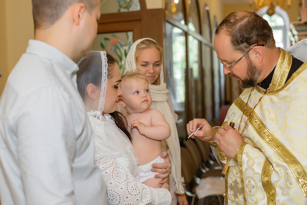 Крещение. Детский и семейный фотограф в Екатеринбурге