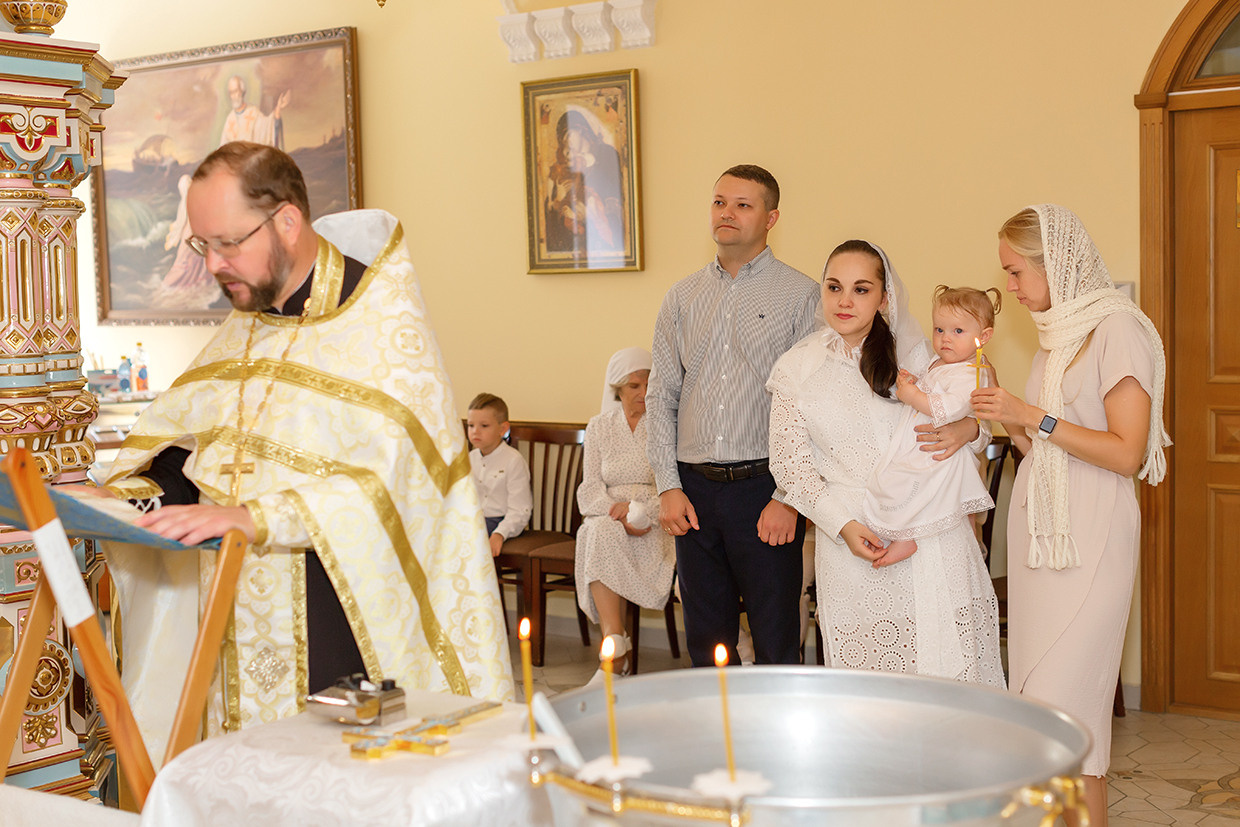 Крещение. Детский и семейный фотограф в Екатеринбурге