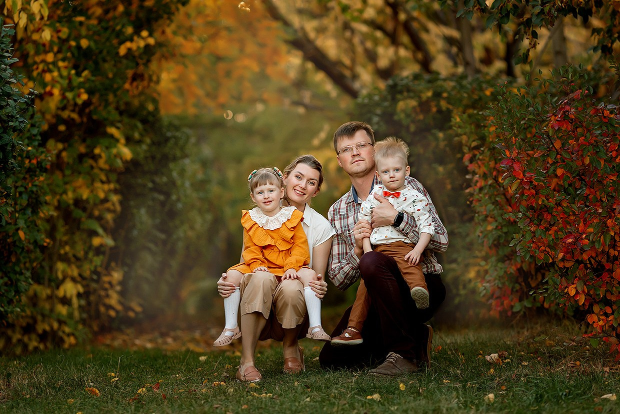 Осенняя фотосессия в парке УРУГПС. Детский и семейный фотограф в Екатеринбурге