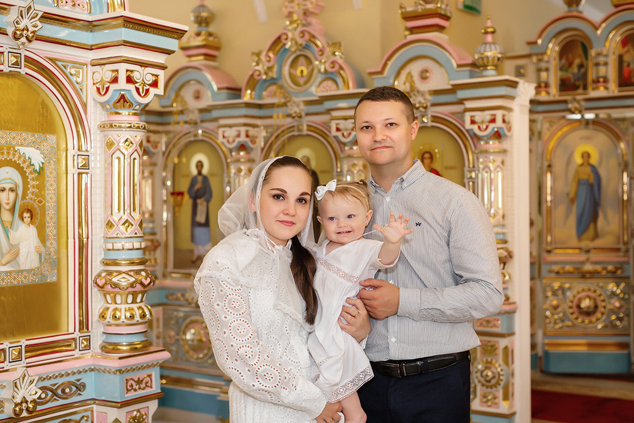 Крещение. Детский и семейный фотограф в Екатеринбурге
