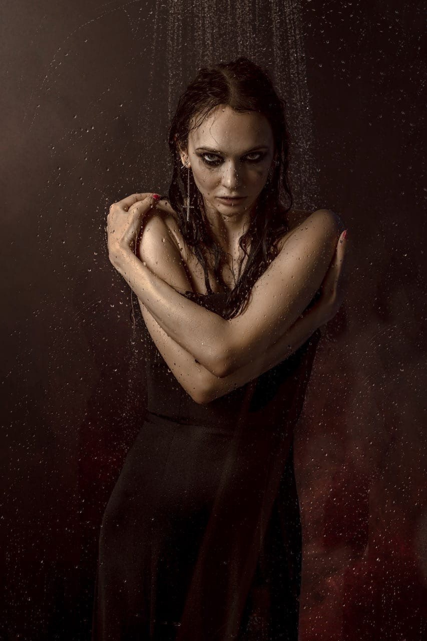 Мокрая съёмка. Фотограф Елизавета Хамович Омск