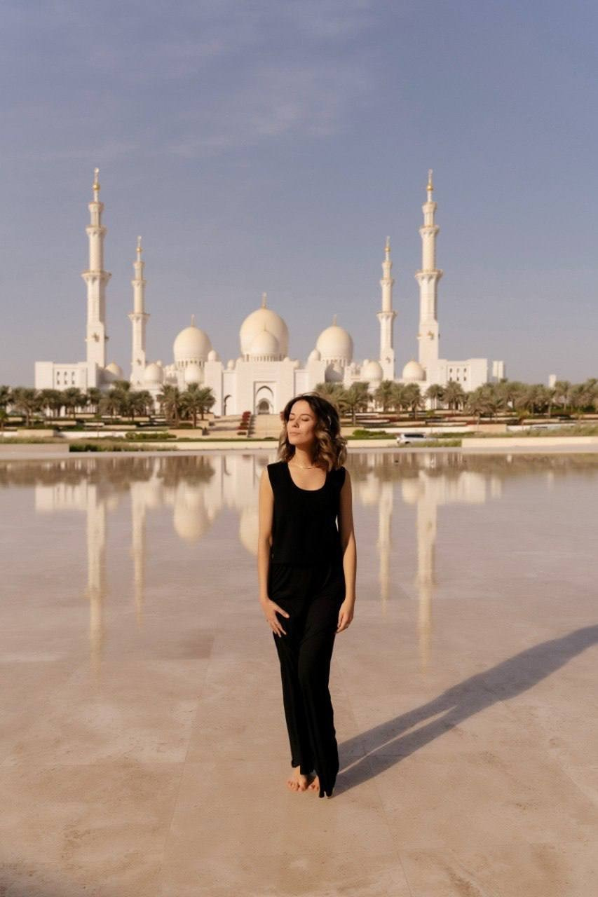 Фотосессия в мечети шейха заеда в абу-даби