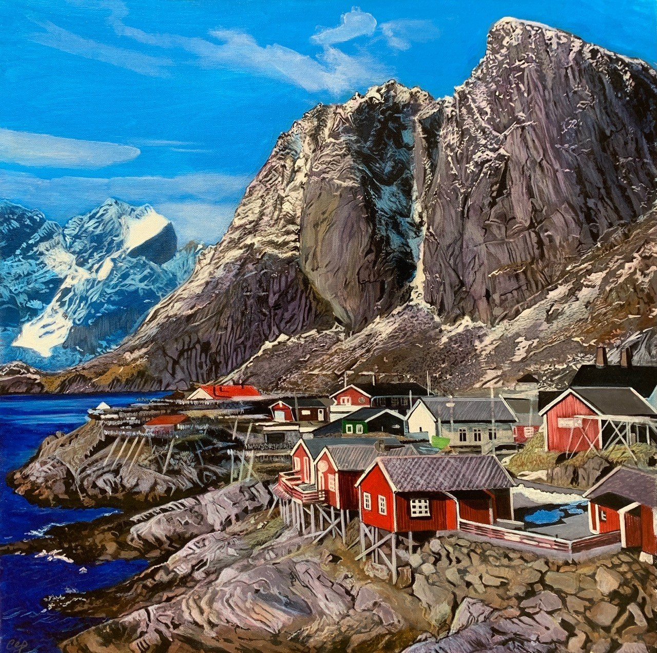 Серия «Города — великие творения рук человеческих». Картины пейзаж