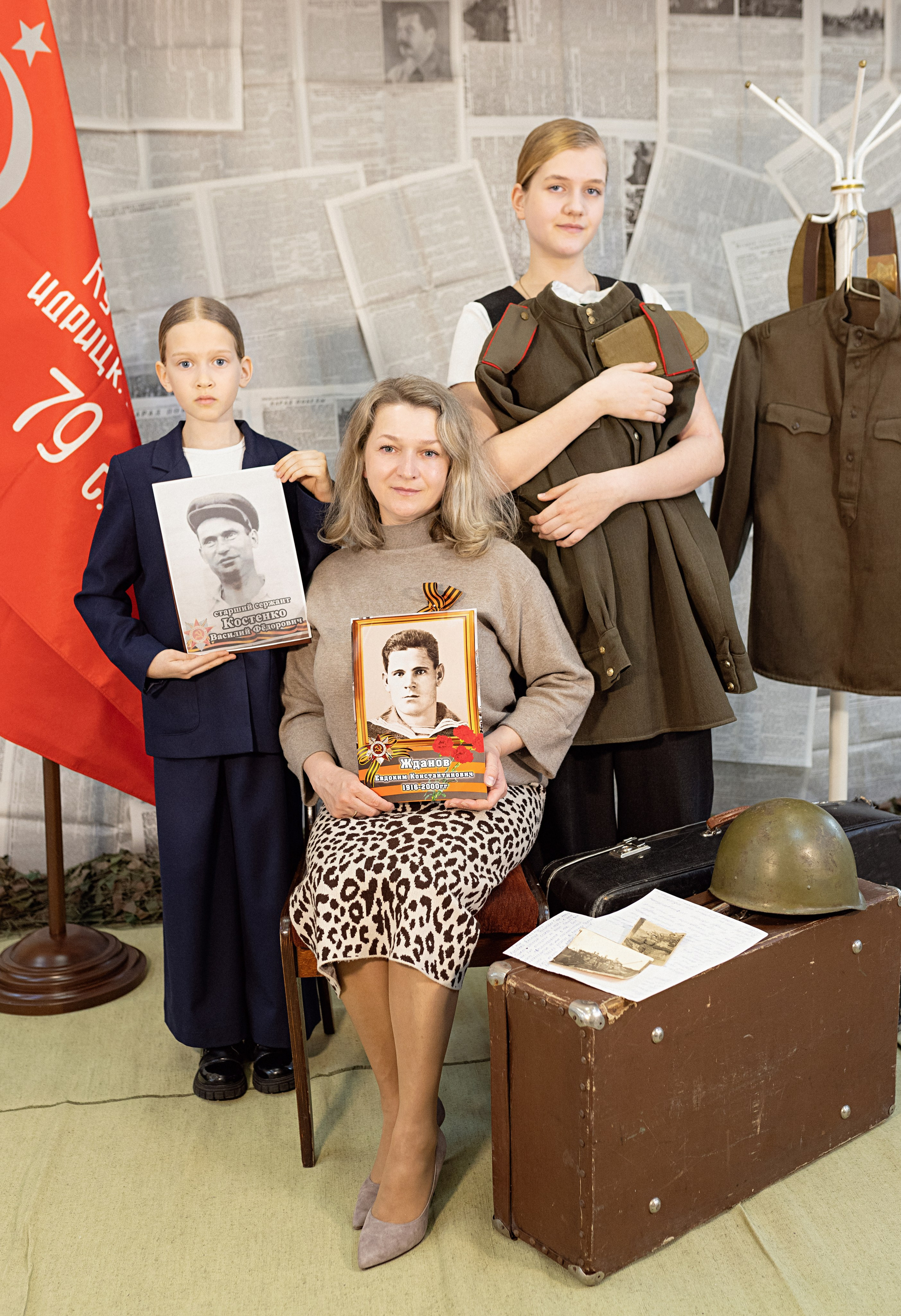 Всероссийский фотопроект «Китель Победы» г. Вилючинск. Ольга Смирнова юрист, фотограф