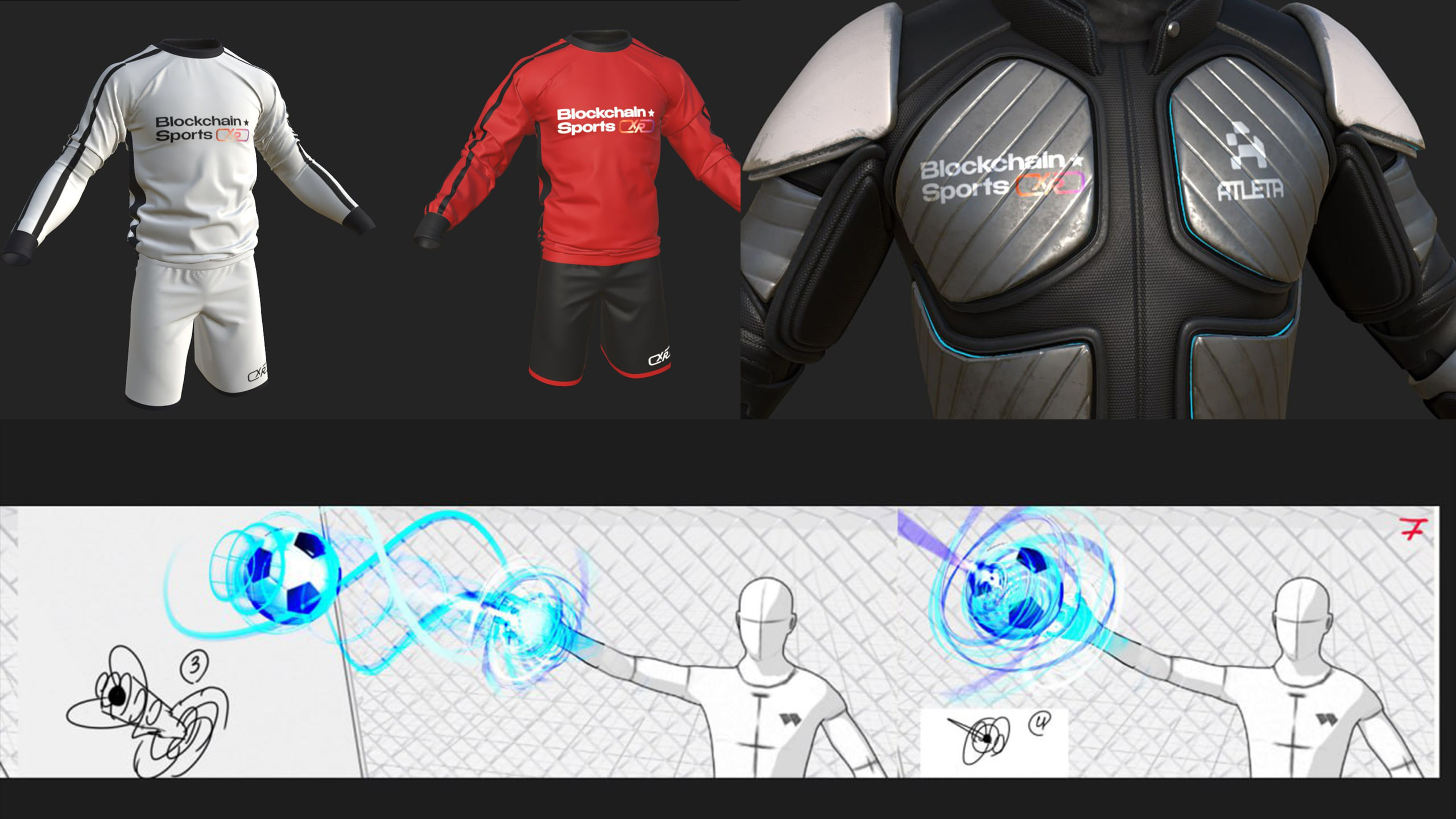 XR Football, Blockchain Sports | 2024. 6/88 Studio — производство графики под ключ на Unreal Engine