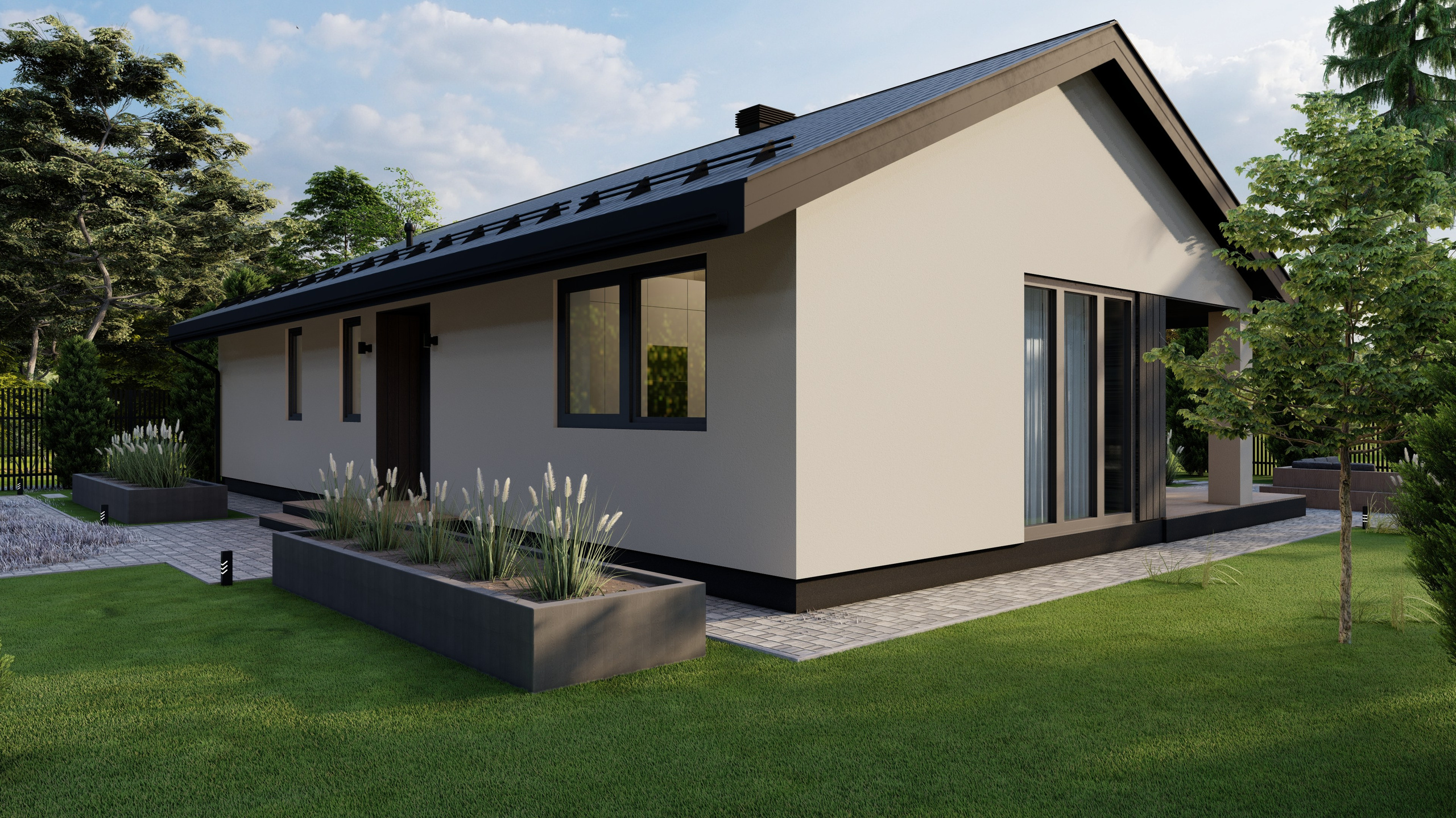 Архитектор-ГАП Елена Панова | Проект дома типа микея 100 м2. РАЦИОНАЛЬНЫЕ ДОМА 150-350 м2 В МОСКВЕ И МО