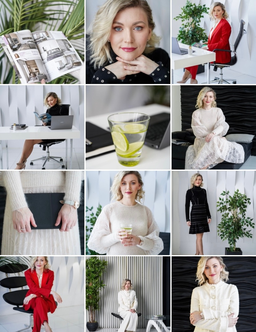 Контент-съёмка с оформлением визуала. Фотограф Москва, визуальный менеджер Дарья Шевченко