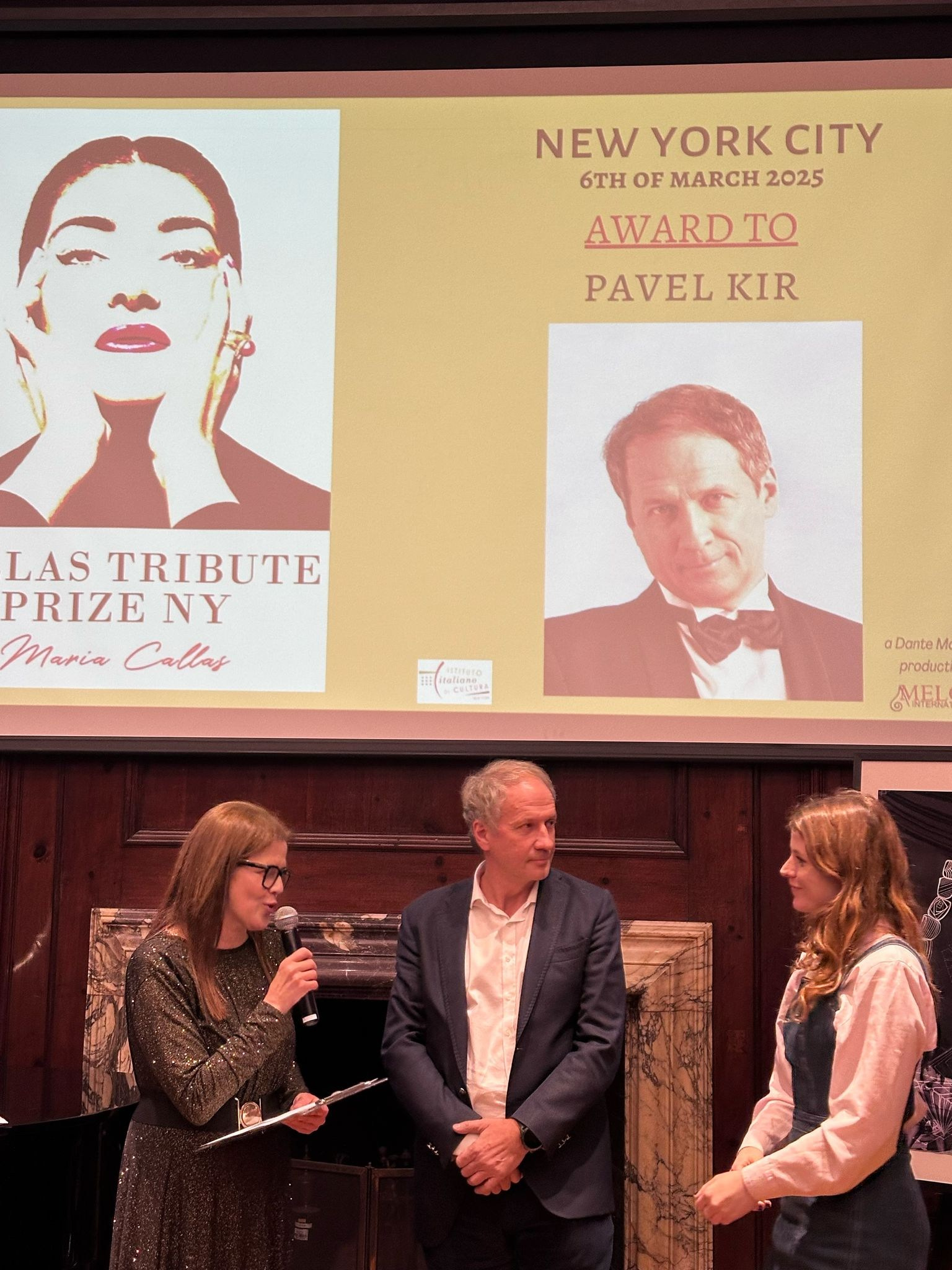 MARIA CALLAS TRIBUTE PRIZE 2025. PAVEL KIR