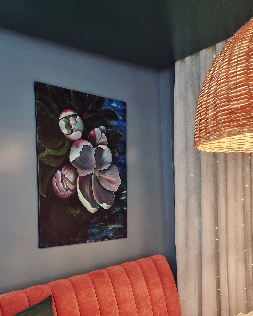 Оксана Баронина «Вечернее цветение». Декор для дома