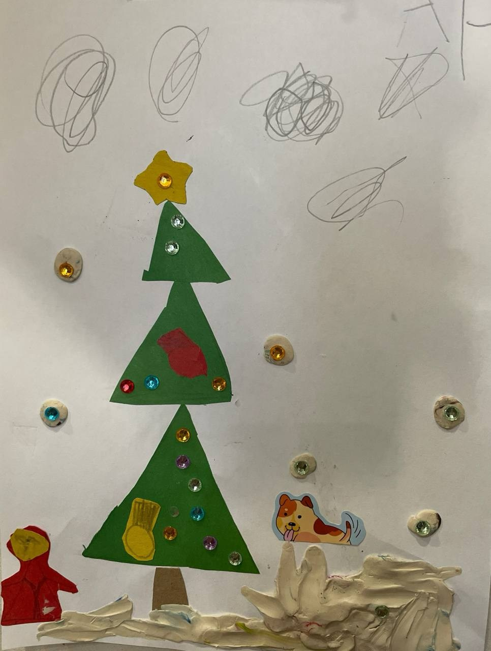 Новогодняя выставка рисунков детей. АНО «Центра социальных проектов «Путь в большой мир»