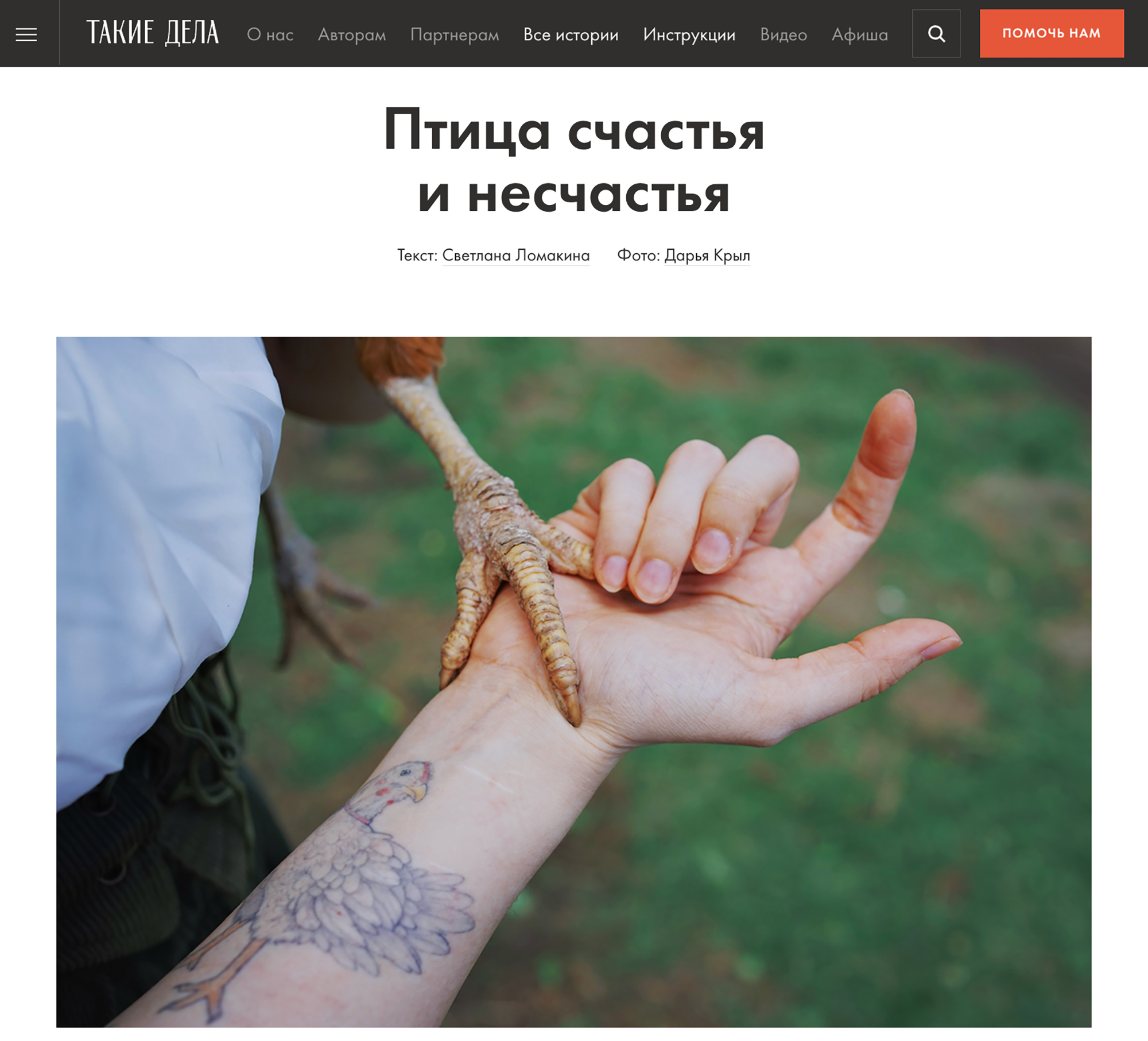 Публикации. Дарья Крыл