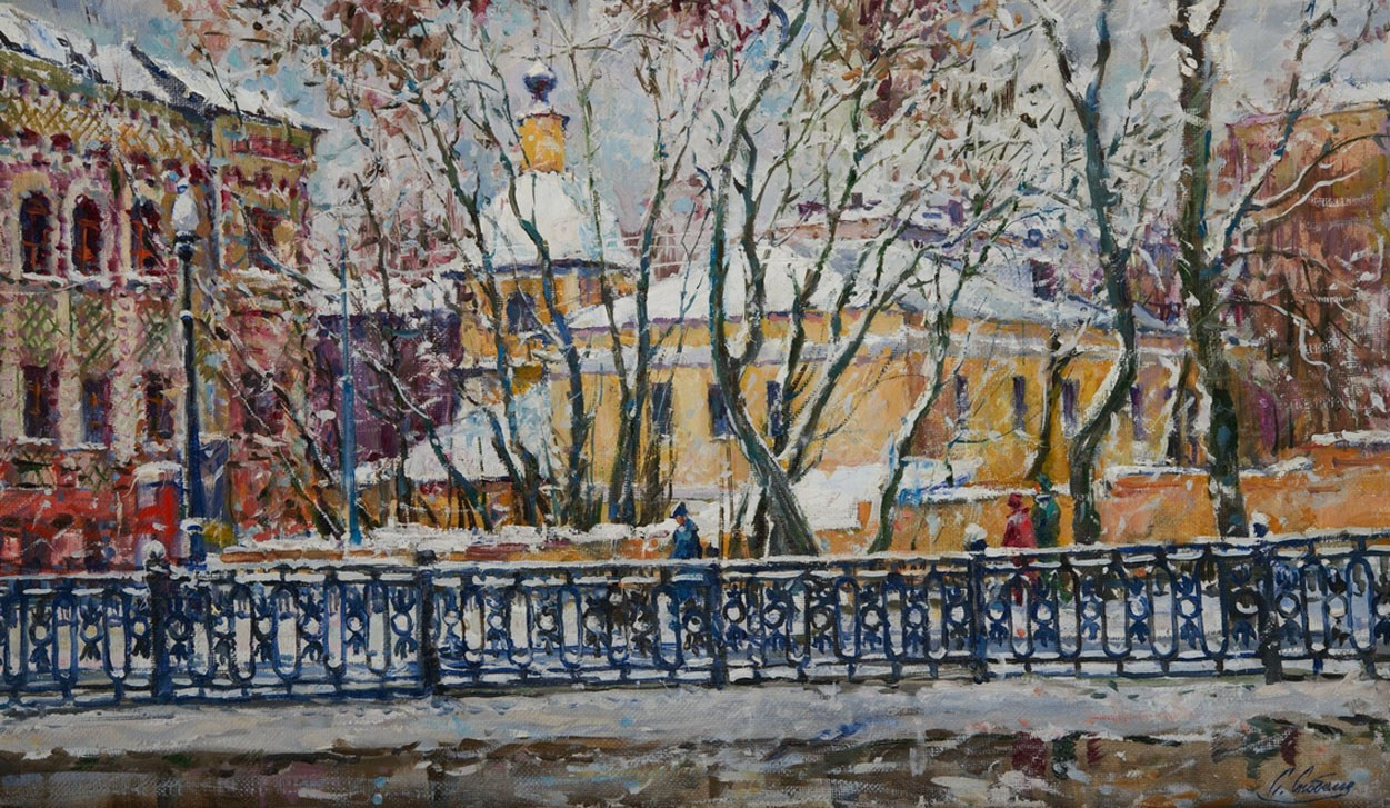 Oil paintings on canvas, painter Stanislav Skobelev