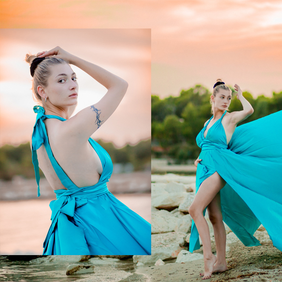 Unleashing the Magic: Flying Dress Photoshoot Experience for Every Woman. Flying Dress Photographer in Croatia, Montenegro, Bosnia, Italy, all EU