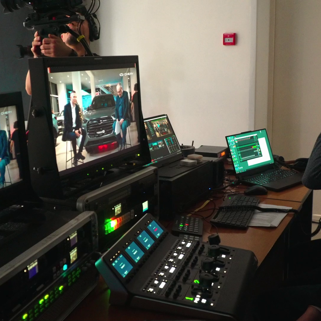 Онлайн-трансляции, съёмка, монтаж, продюсирование проектов