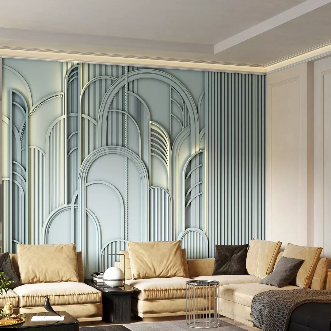 Декоративная отделка стен Киров. L. Deco интерьерный салон. Краски/обои/лепной декор