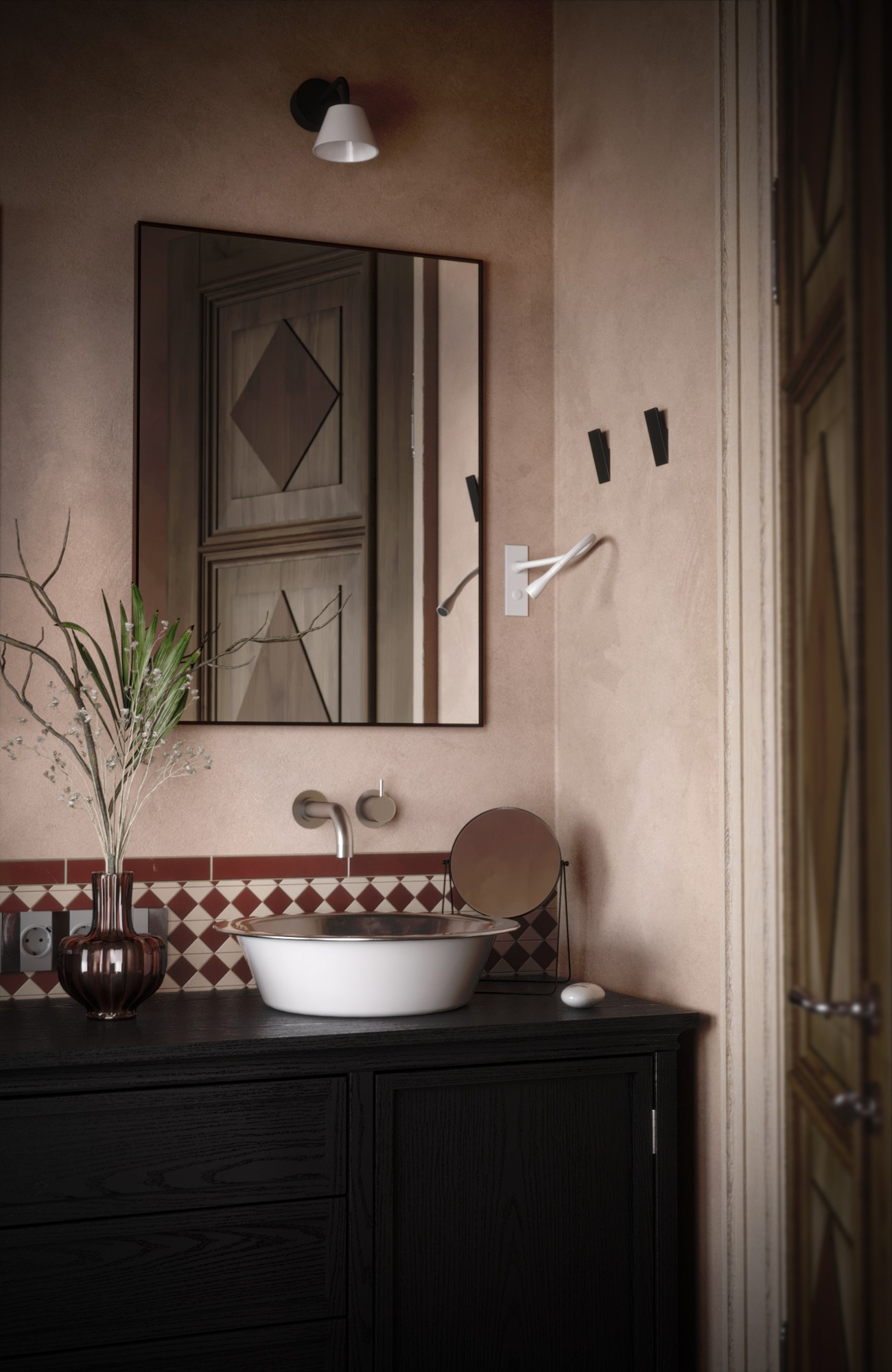 Terra Bath by Alena Krasnova. 3D visualization for architects and designers