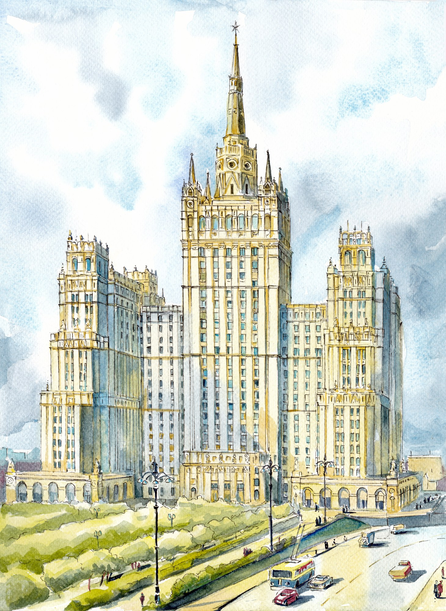 Контакты. Художник Александр Петрунин