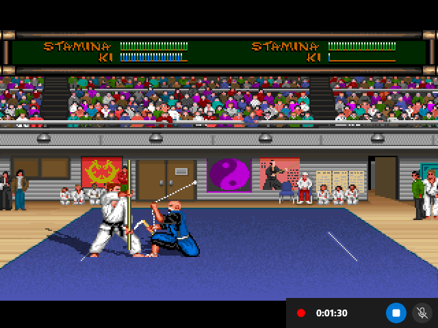 № 172.1 Budokan: The Martial Spirit (1989) — симулятор изнурительной тренировки. Wordlessly